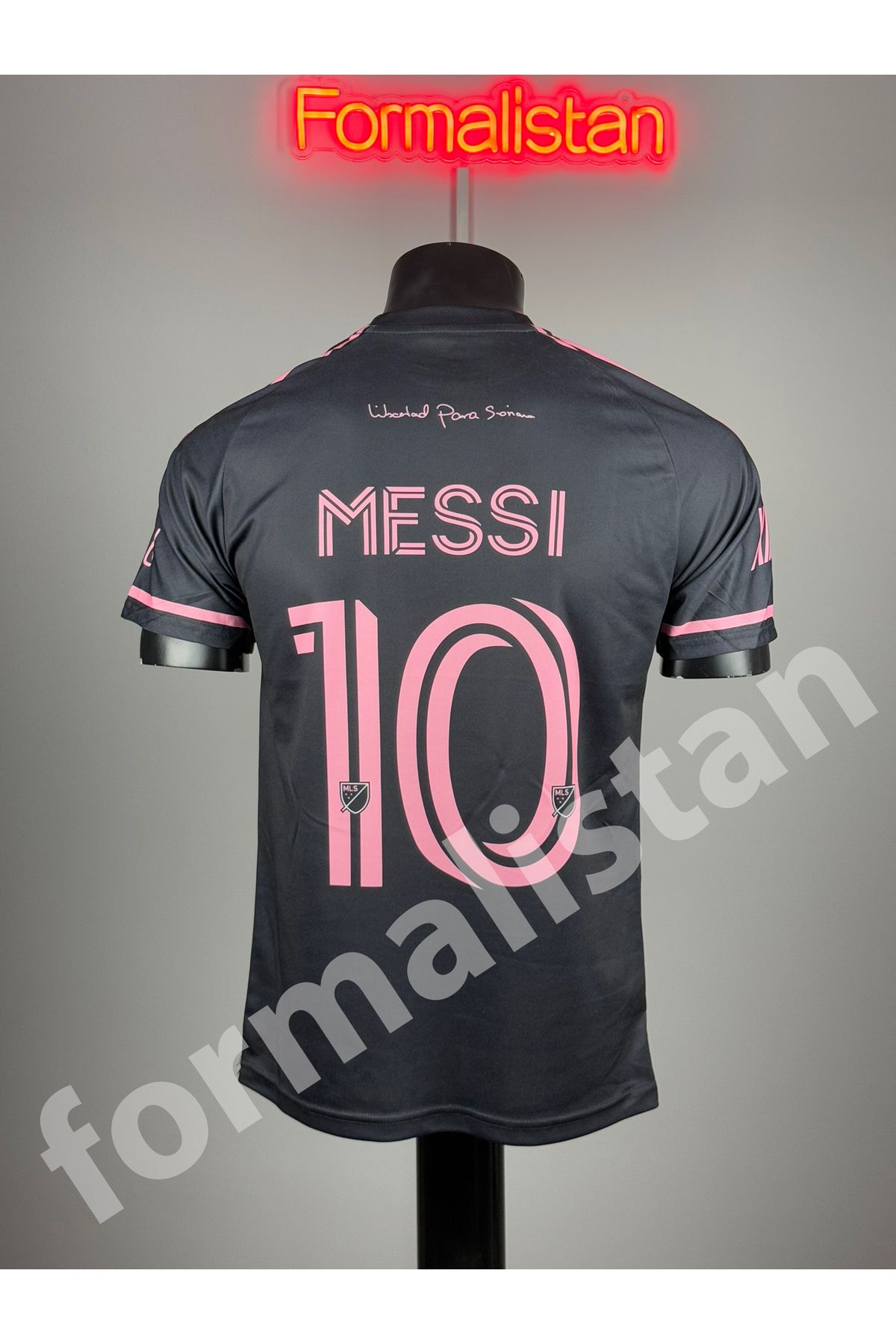 Quaxram Miâmi Messi Futbol Forması - Siyah Pembe