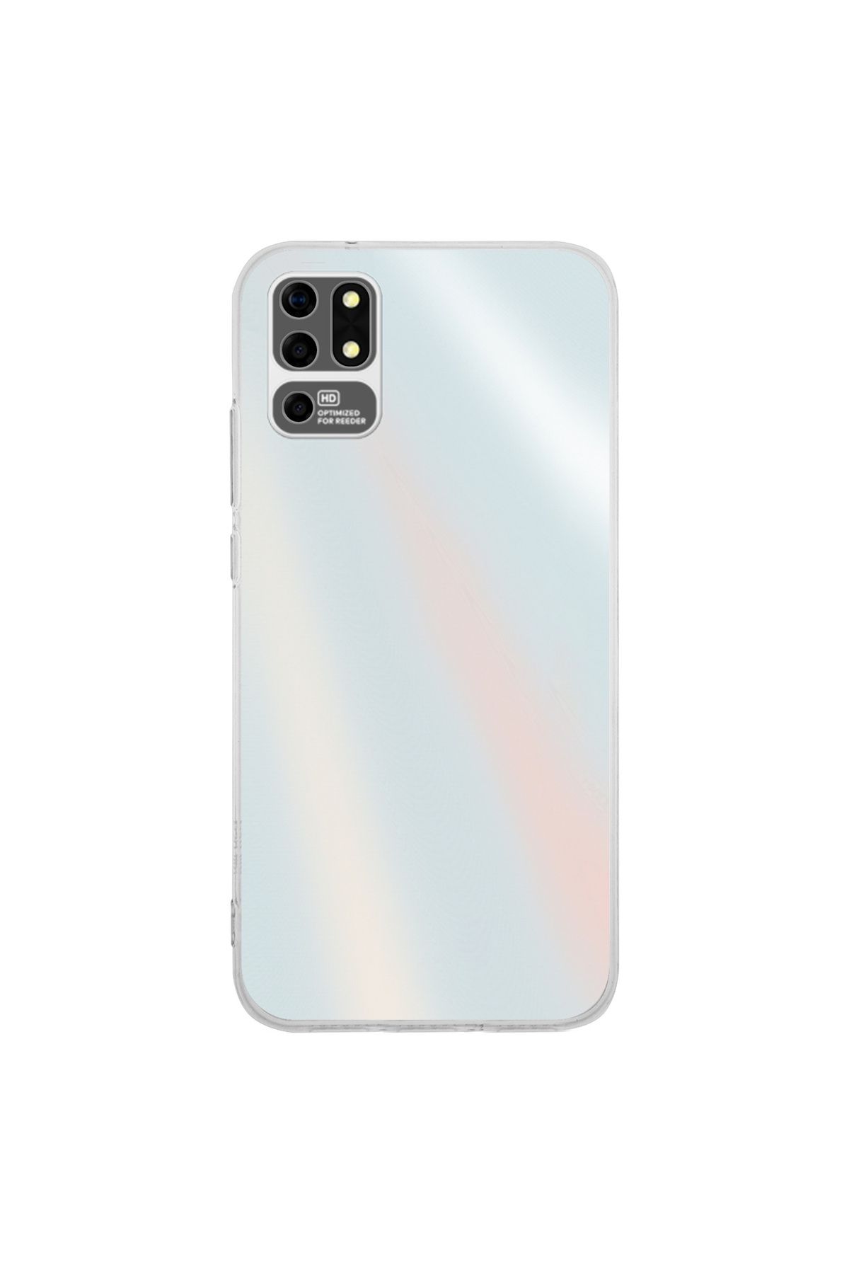 CaseWorld Reeder S19 Max ile Uyumlu Kapak Kamera Korumalı Süper Silikon Şeffaf Kılıf