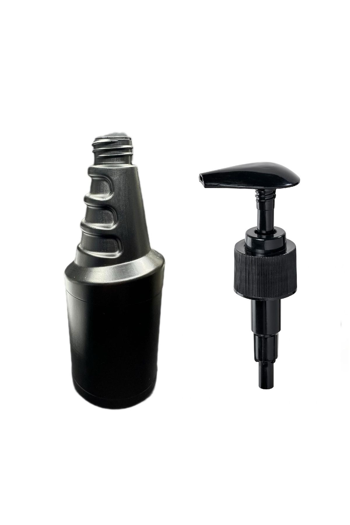 ZYLAN AMBALAJ 500ml siyah vosvos şişe sıvı sabun pompalı, 12 adet, pompalı şişe, sabun şişesi, vosvos şişe, deterj