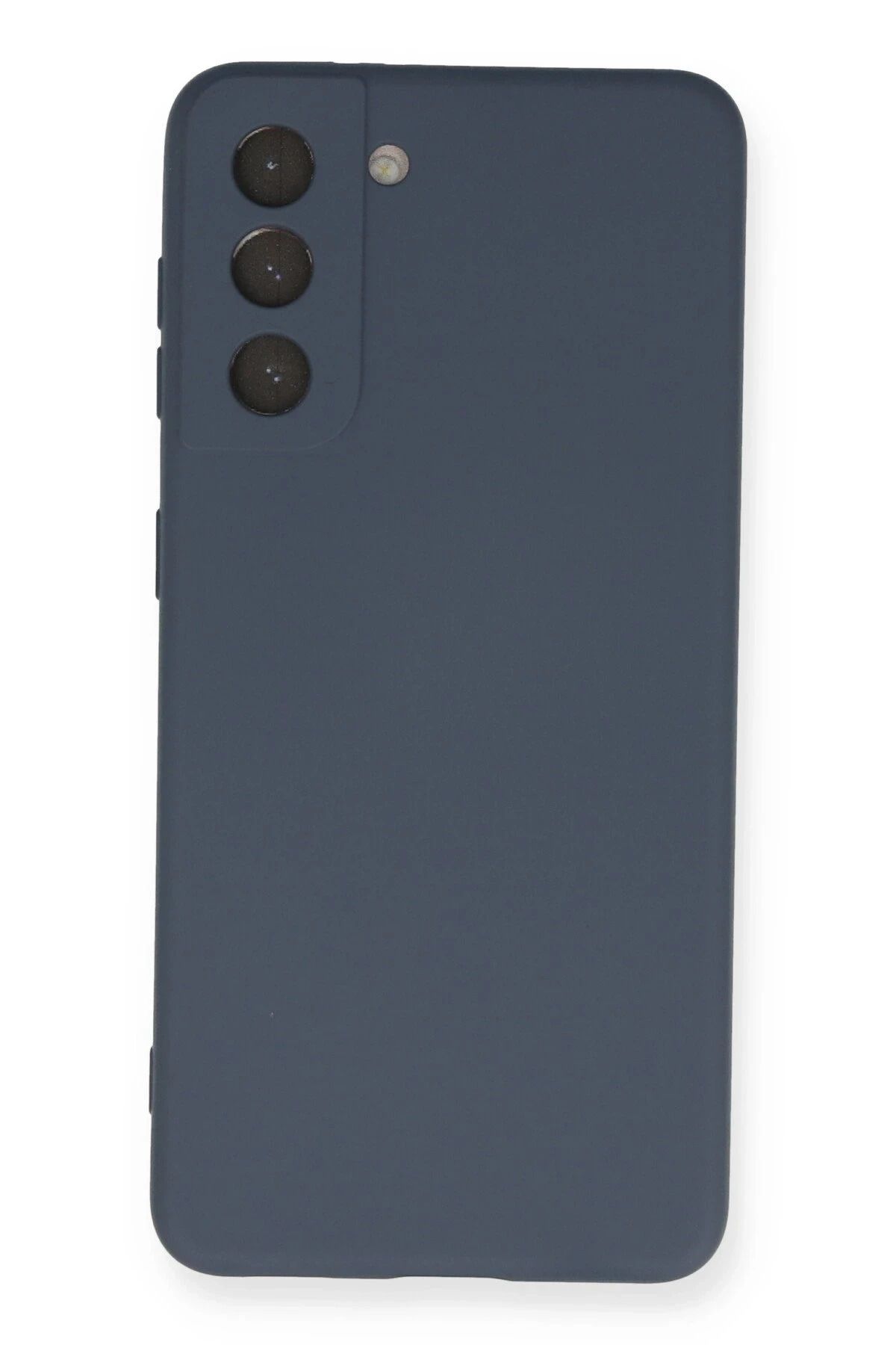 NewFace Samsung Galaxy S21 FE Kılıf Nano içi Kadife Silikon - Gri NRMSA