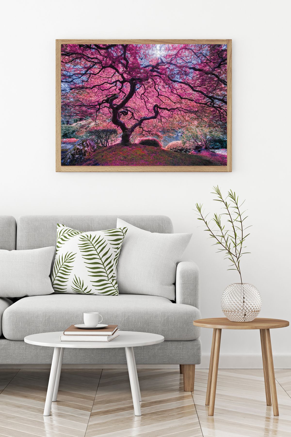 Anatolian Puzzle-1000 Piece Jigsaw Puzzle - Pink Tree 1037 3