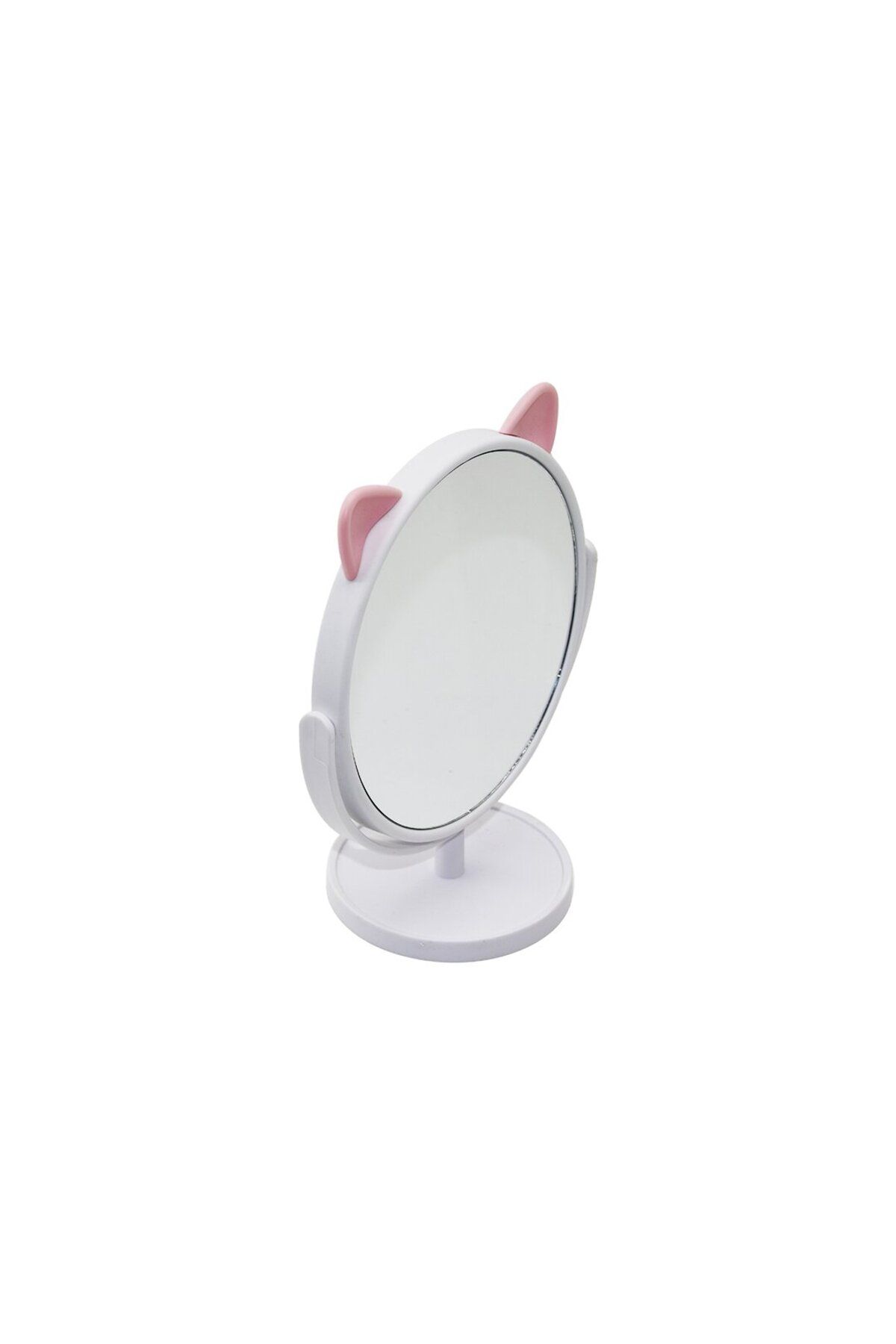 ALHAY 15X15CM - YUVARLAK KULAKLI PLASTİK MAKYAJ AYNASI