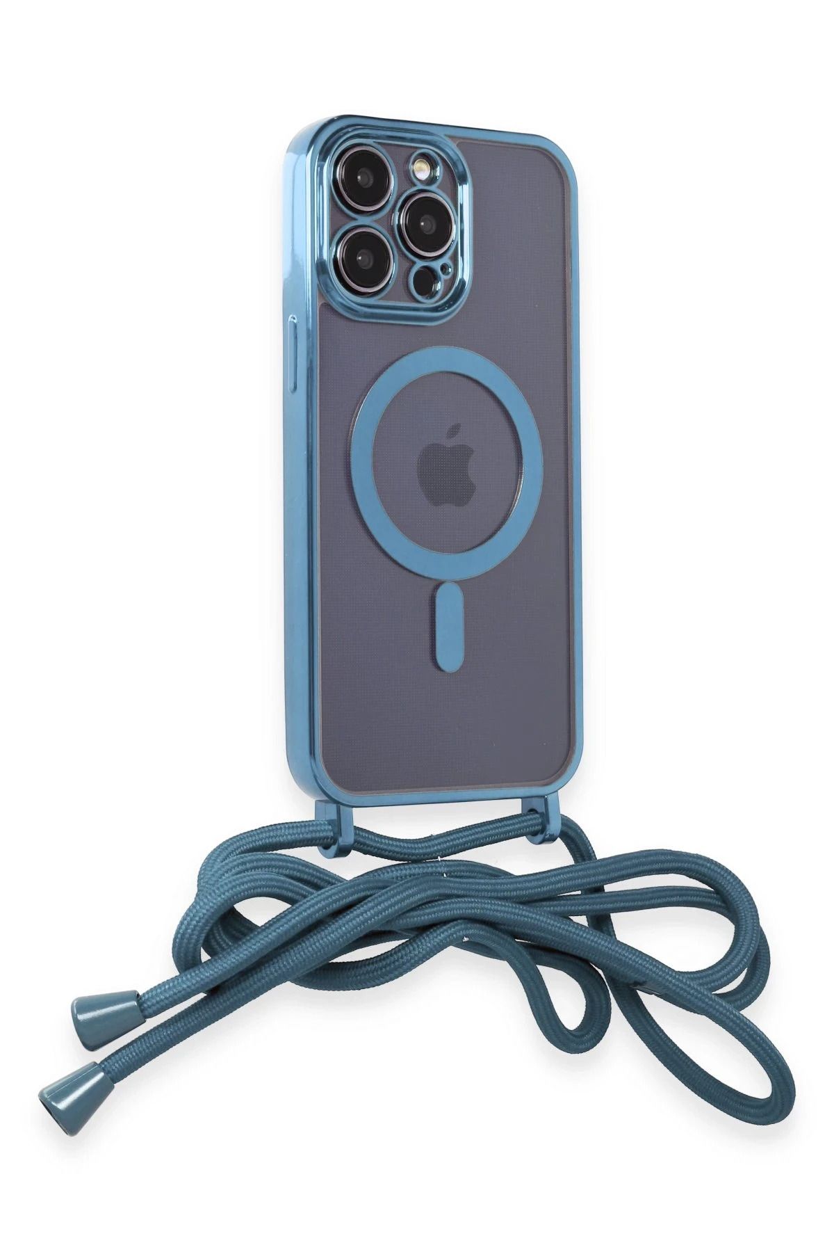 cepmoda iPhonE 12 PRO MAX | DiVO Taşıma iP Askılı Lazer Magsafe Silikon Telefon Kılıfı | SİERRA