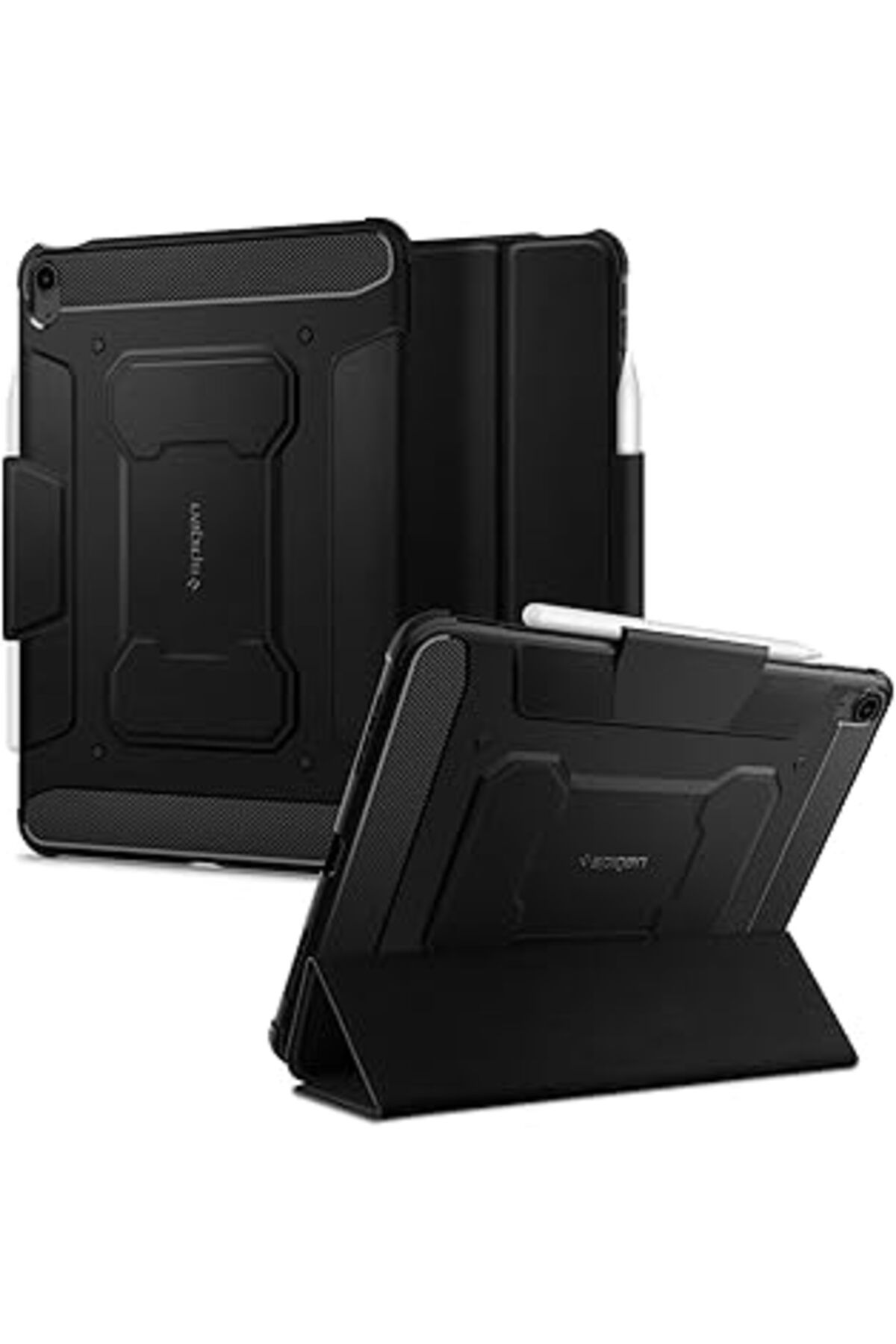 Mu Art Ipad Air 10.9" (2022 / 2020) Kılıf Rugged Armor Pro Black - Acs02054