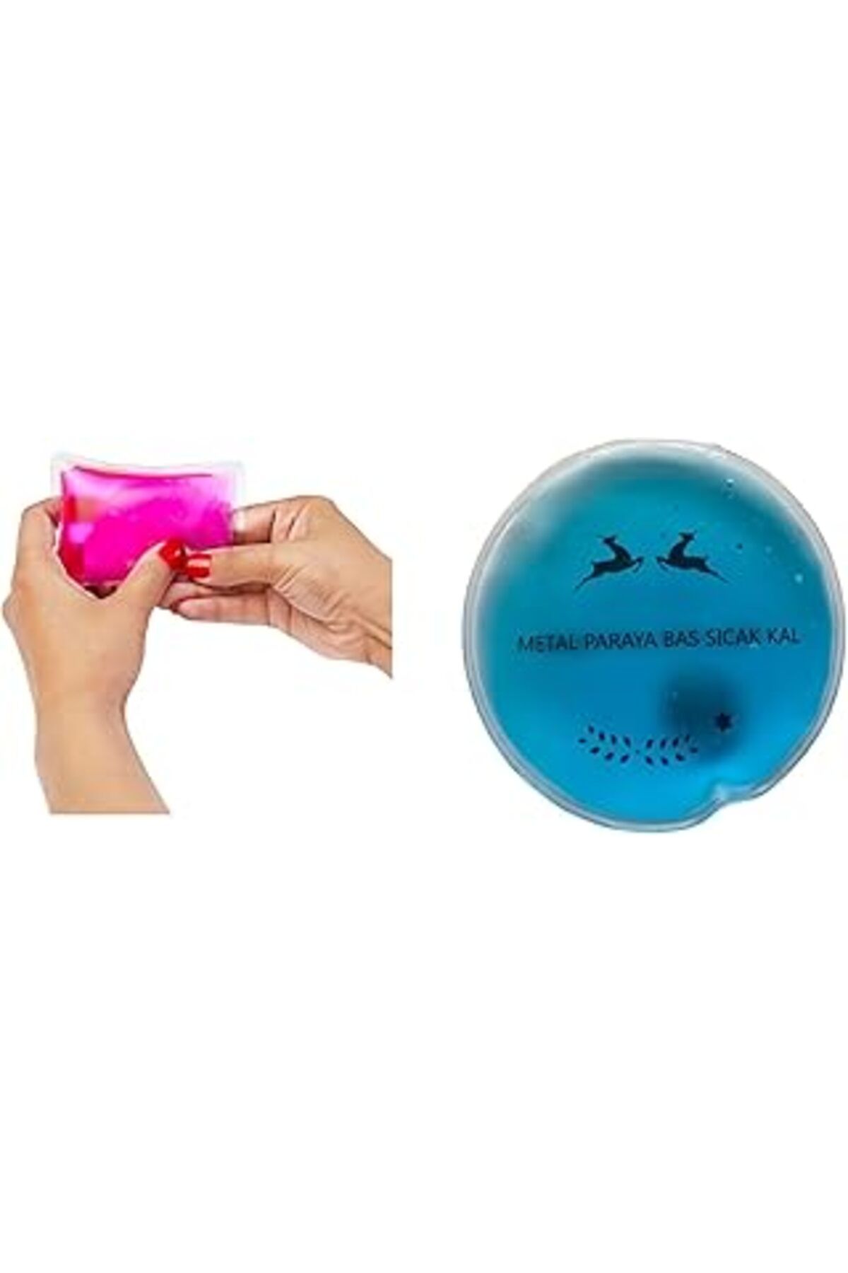 NZM TİCARET Bosphorus Homi Mavi Ceylan Cep Sobası,El Isıtıcı,Sıcak Su Torbası Pvc 9Cm