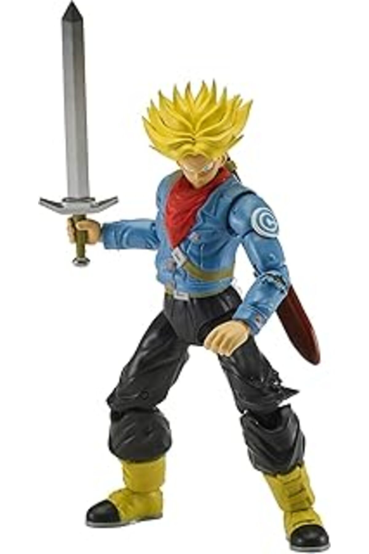robotrend Bandai 16 Cm Dragon Ball Super Saiyan Future Trunks Poz Verilebilir Figür, Dragon Stars Serisi