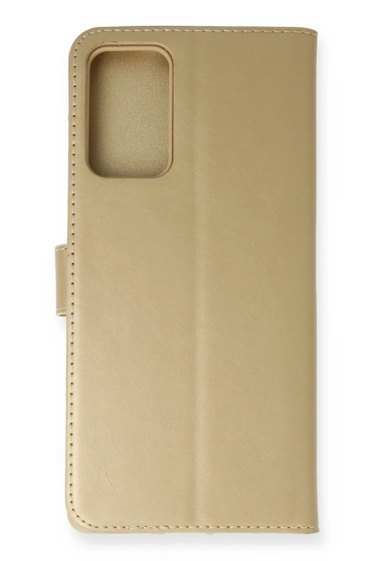 NewFace Samsung Galaxy Note 20 Kılıf Trend S Plus Kapaklı Kılıf - Gold HNZRN