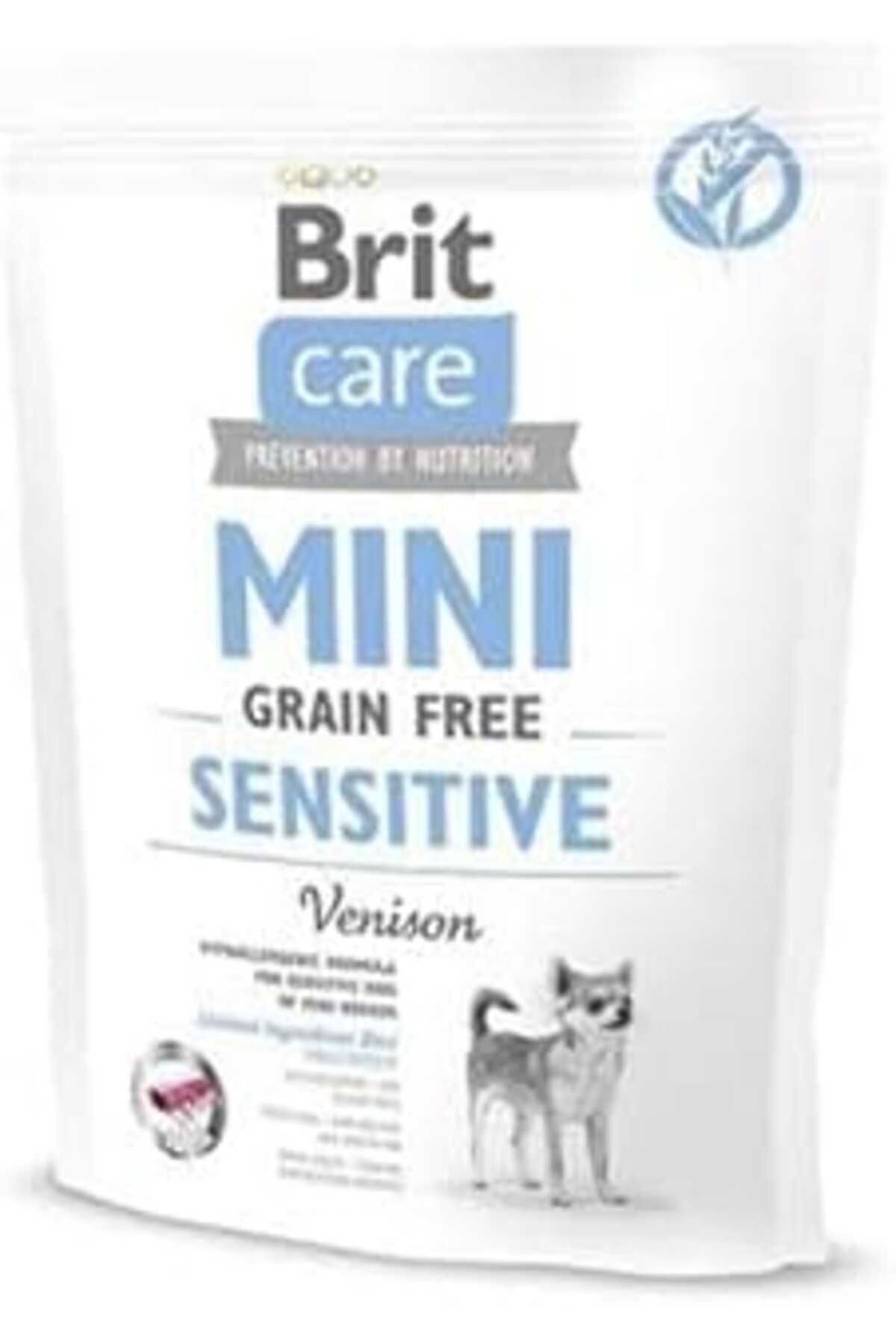 Mu Art Brit Care Sensitive, Minik Irk - Hassas Köpekler İçin, Tahılsız, Hipoalerjenik Geyik Etli Kuru Mama