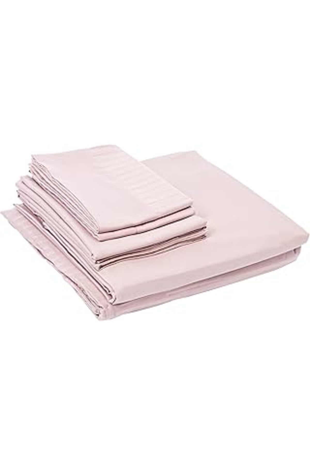PolarBear Lab Basic Stripe Düz%100 Pamuk Nevresim Takımı, Lila, King Size