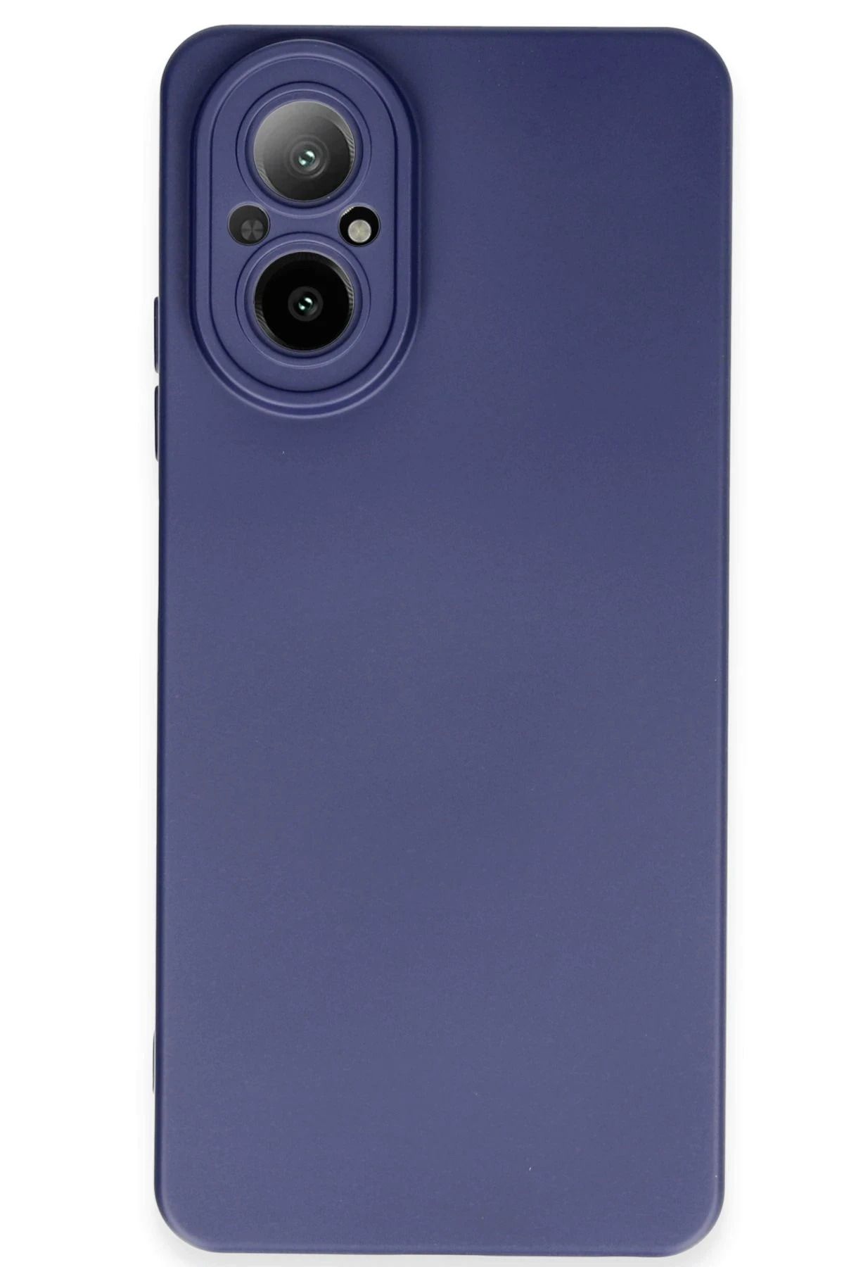NewFace Realme 12 Lite Kılıf Nano içi Kadife Silikon - Lacivert BSTMY