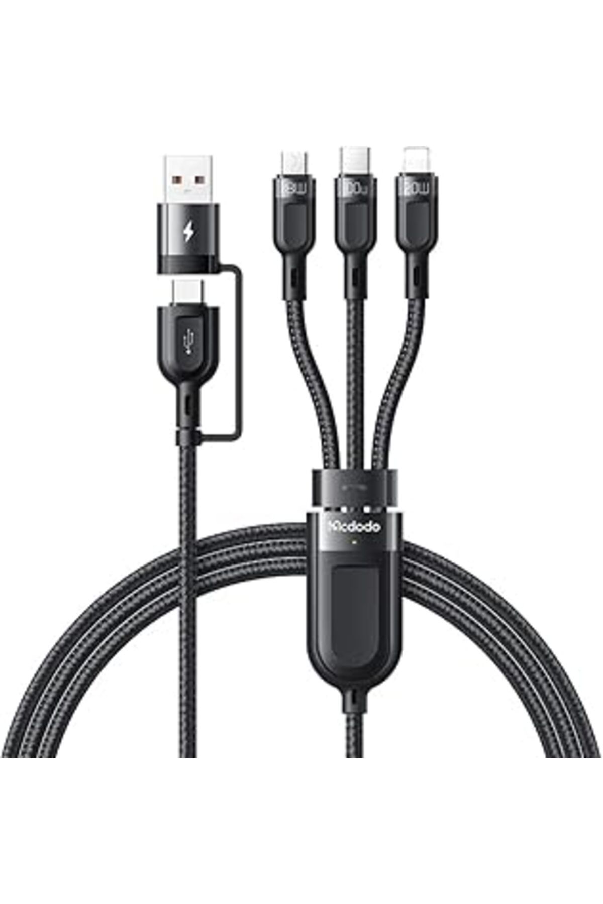 Pazarcan Mcdodo Ca-8800 100w 3in2 Pd Hizli Data-şarj Kablosu 6a 1.2m - Siyah