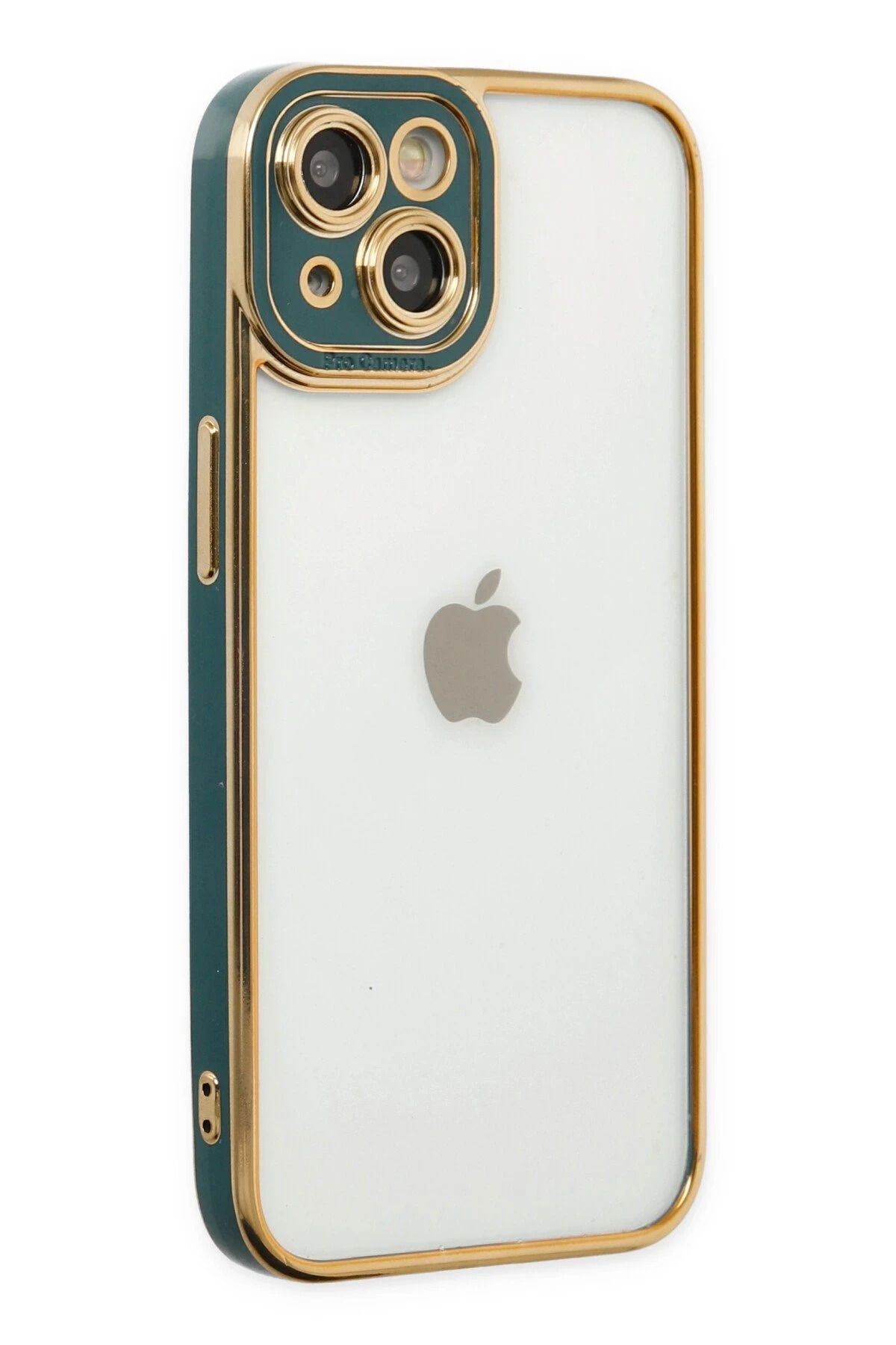 NewFace iPhone 14 Plus Kılıf Liva Lens Silikon - Yeşil YNSMR