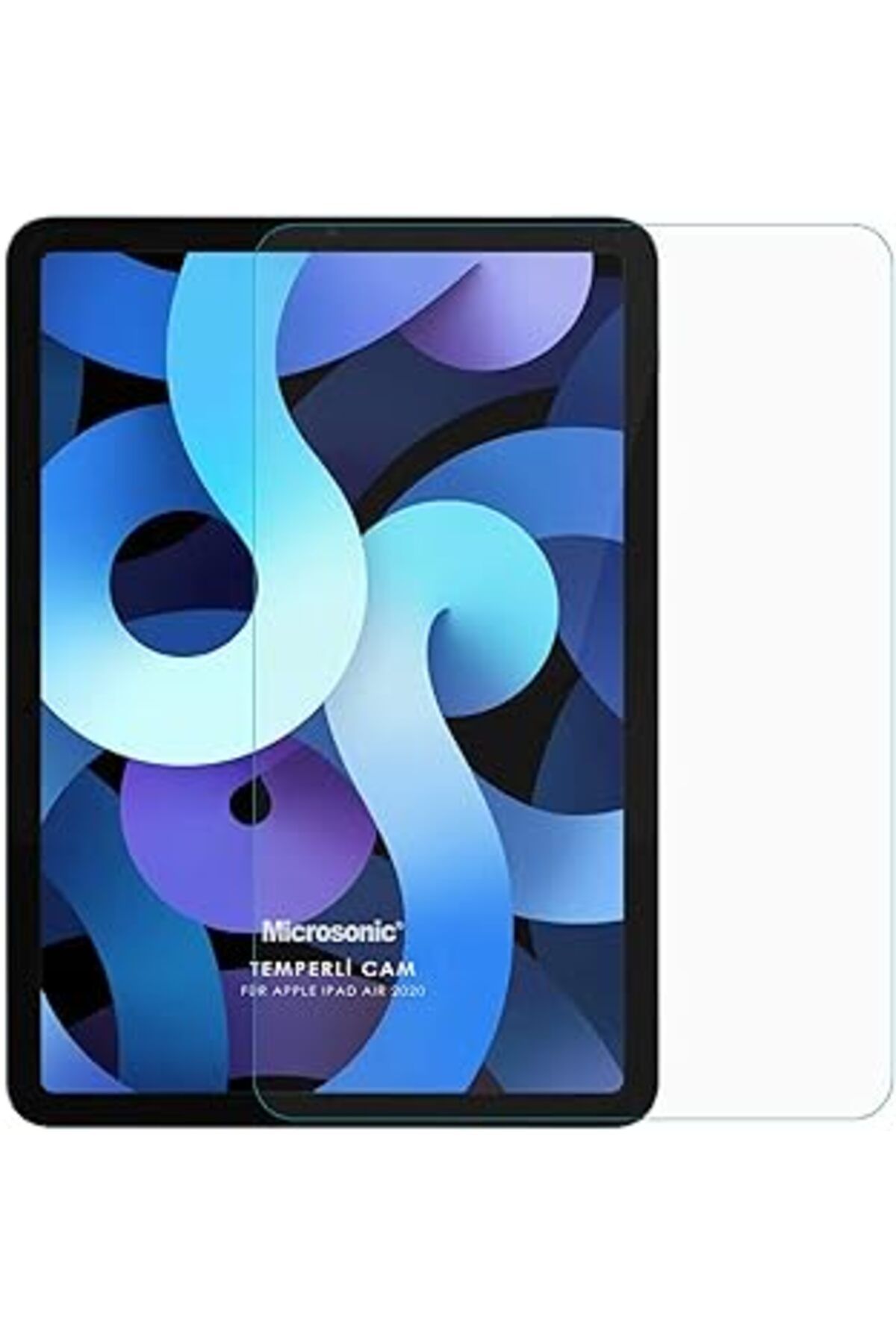 Mu Art Ipad Air 5.Nesil 2022 (A2588-A2589-A2591) Tempered Glass Cam Ekran Koruyucu [Ipad Air 5 2022 Ile Uy