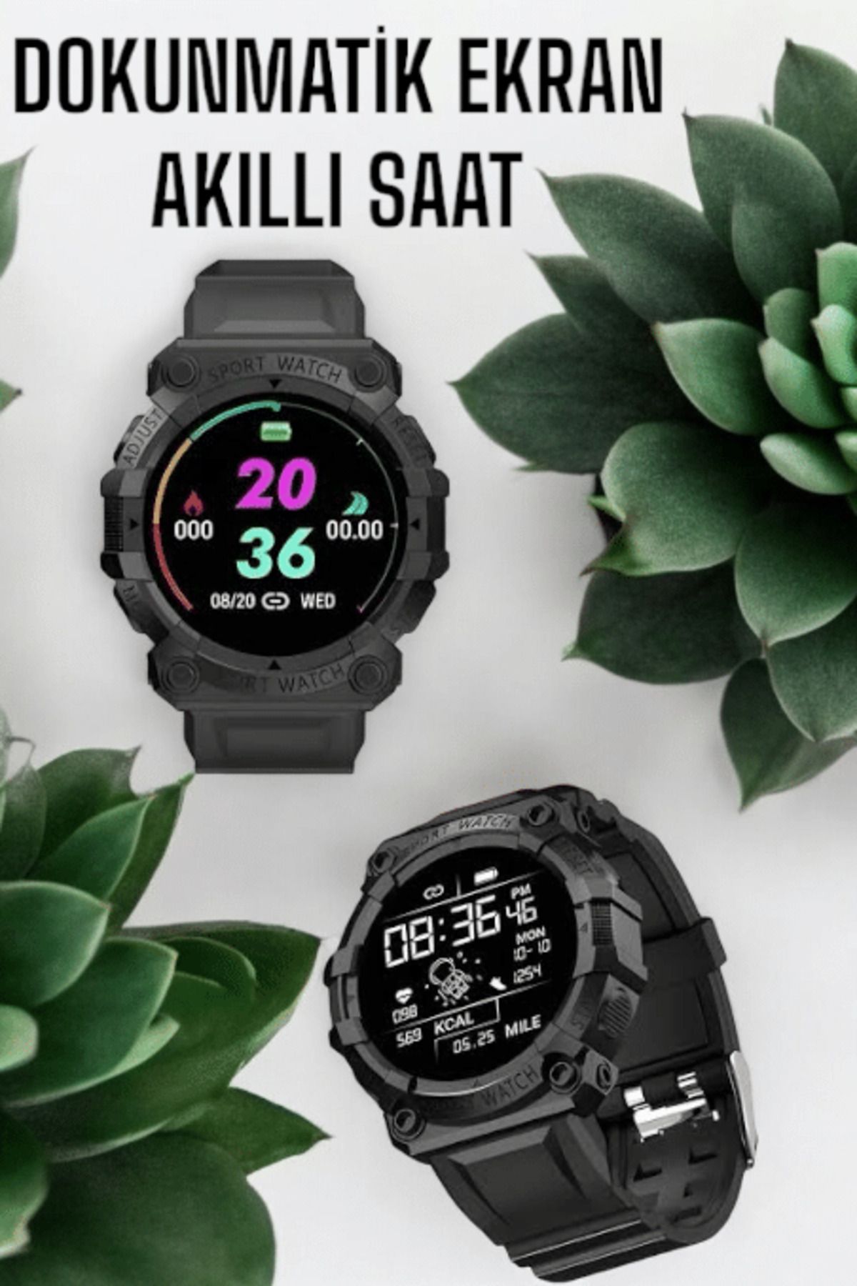 Tradivent Unisex Tasarımıyla Klasik ve Spor Kombinlere Uygun Akıllı Saat