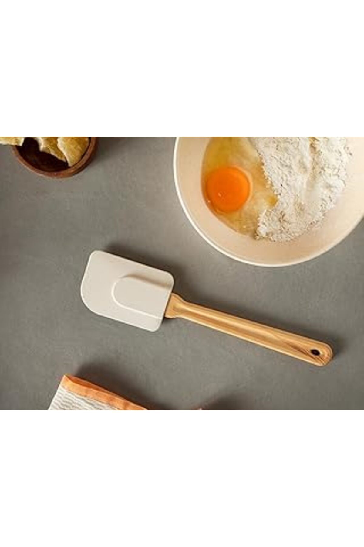 Pazarcan English Home Silikon Spatula 25 Cm Açık Bej
