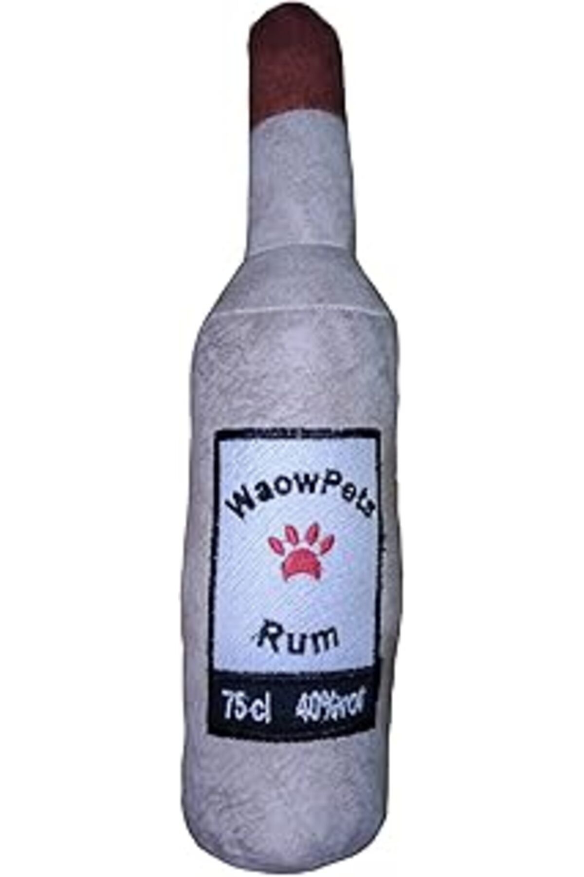 karadağsb Waowpets Animal Products Bottle Toy, Köpek Oyuncağı, Kedi Oyuncağı, Peluş Oyuncak (Beyaz)