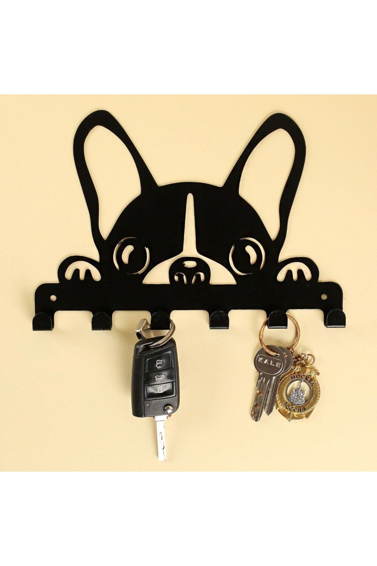 blueb Loren Home Siyah Metal Köpek Anahtarlık