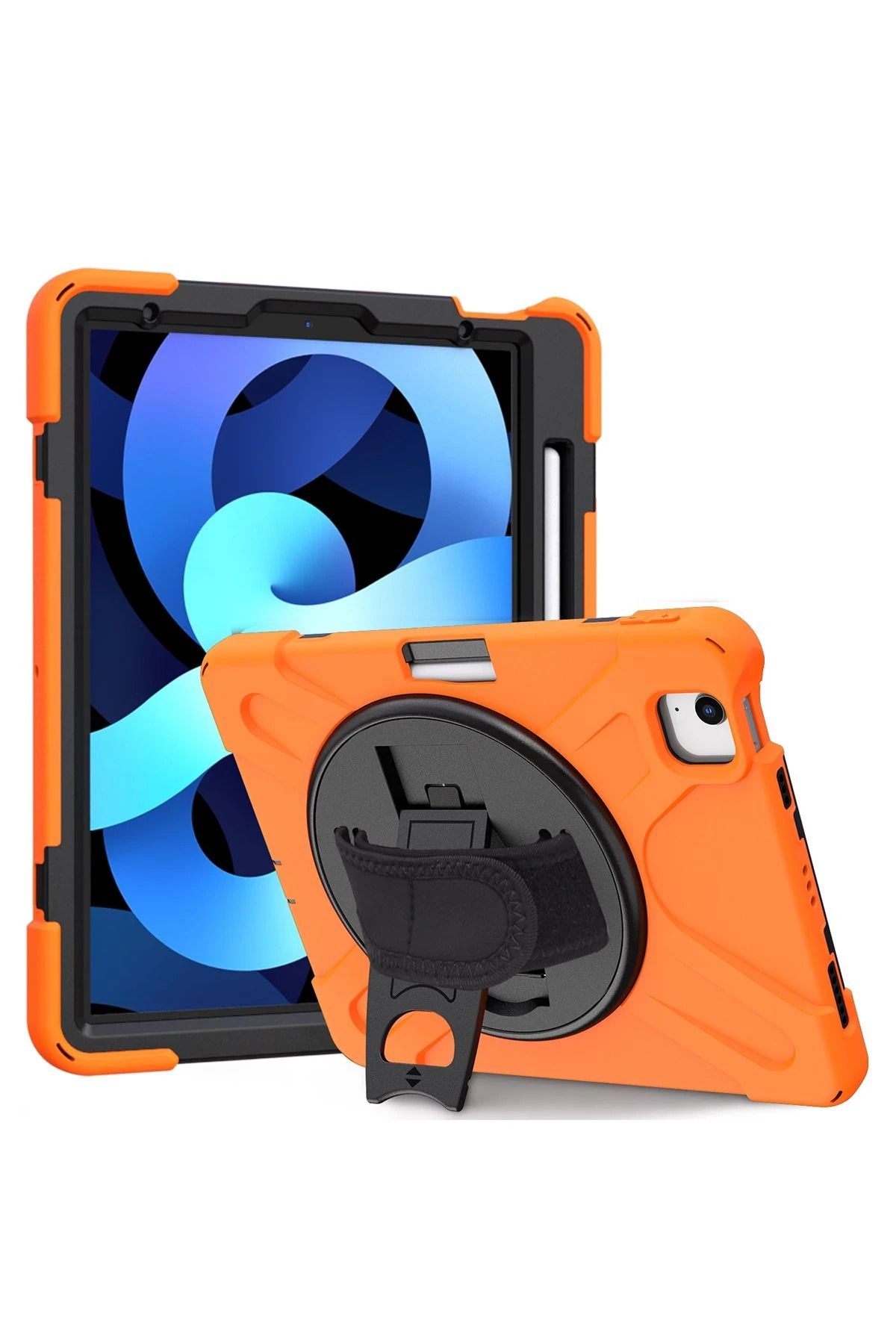 NewFace iPad 2022 10.9 (10.nesil) Kılıf Amazing Tablet Kapak - Turuncu BSTMY