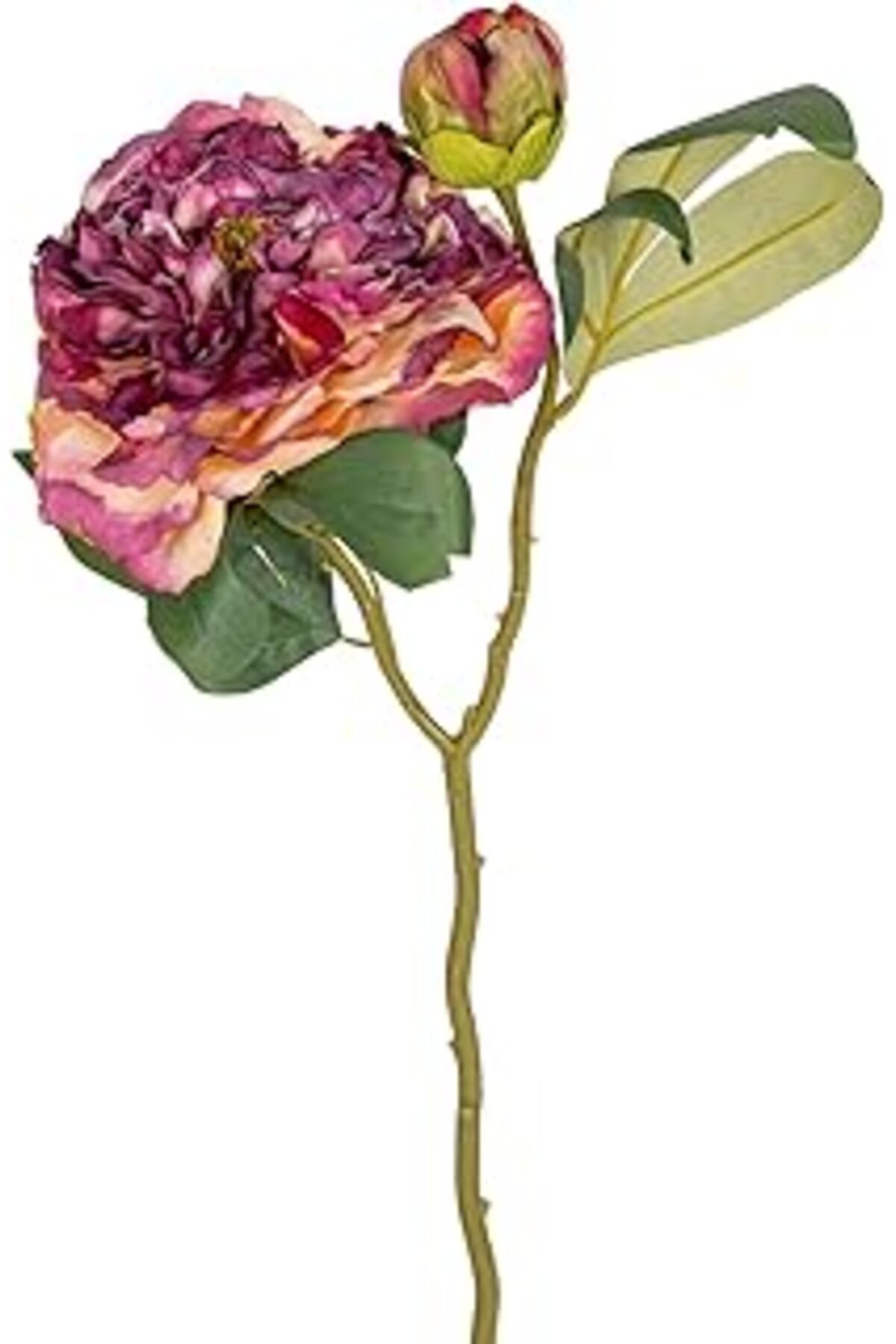 Mu Art Ahşap Yapay Gül Tomurcuklu Mor 50 Cm.
