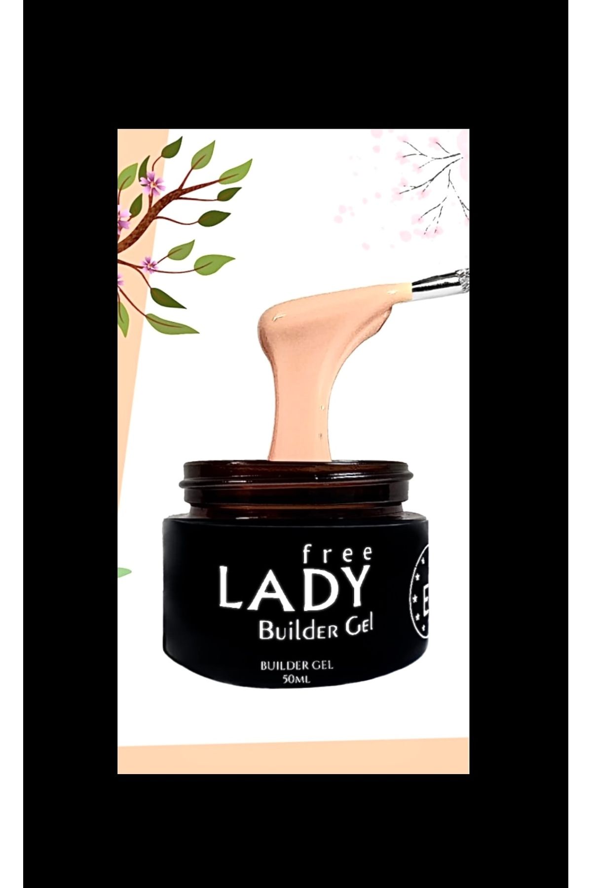 FREELADY Premium Protez Tırnak jeli - 15ml Kum Rengi Uv/led