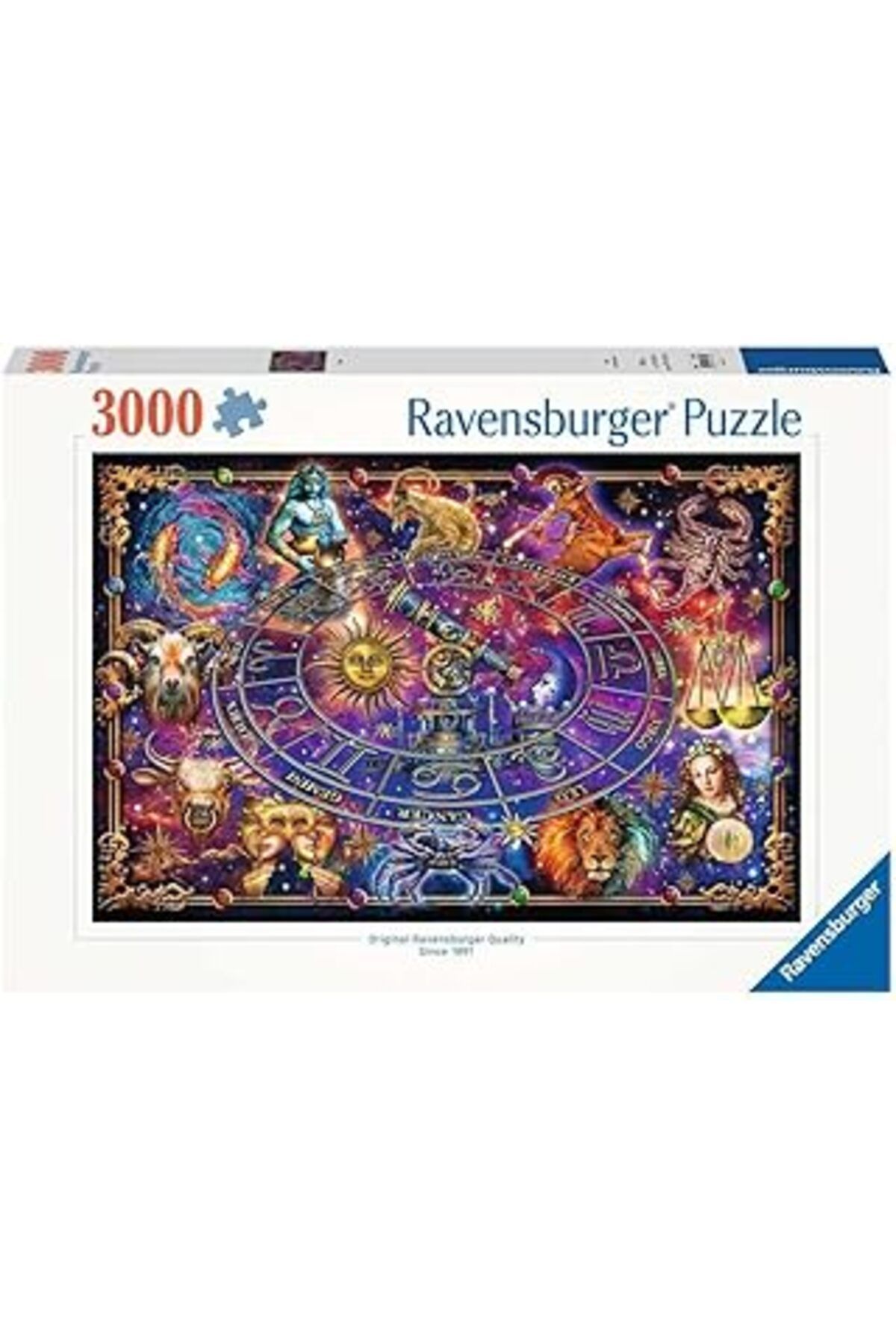karadağsb Ravensburger 3000P Puz Zodyak, Çok Renkli