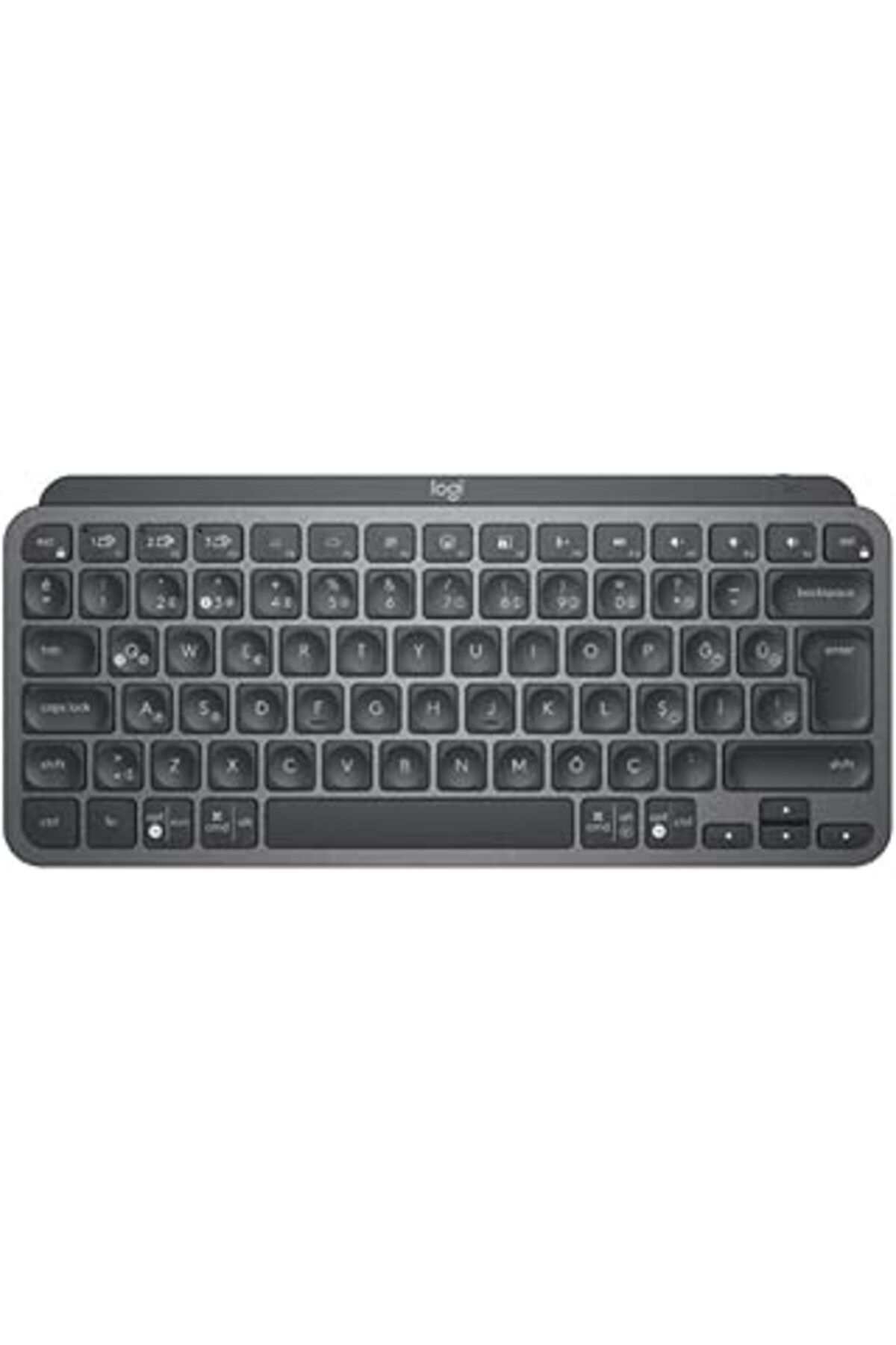 robotrend Mx Keys Mini Minimalist Kablosuz Bluetooth Aydınlatmalı Türkçe Q Klavye - Siyah