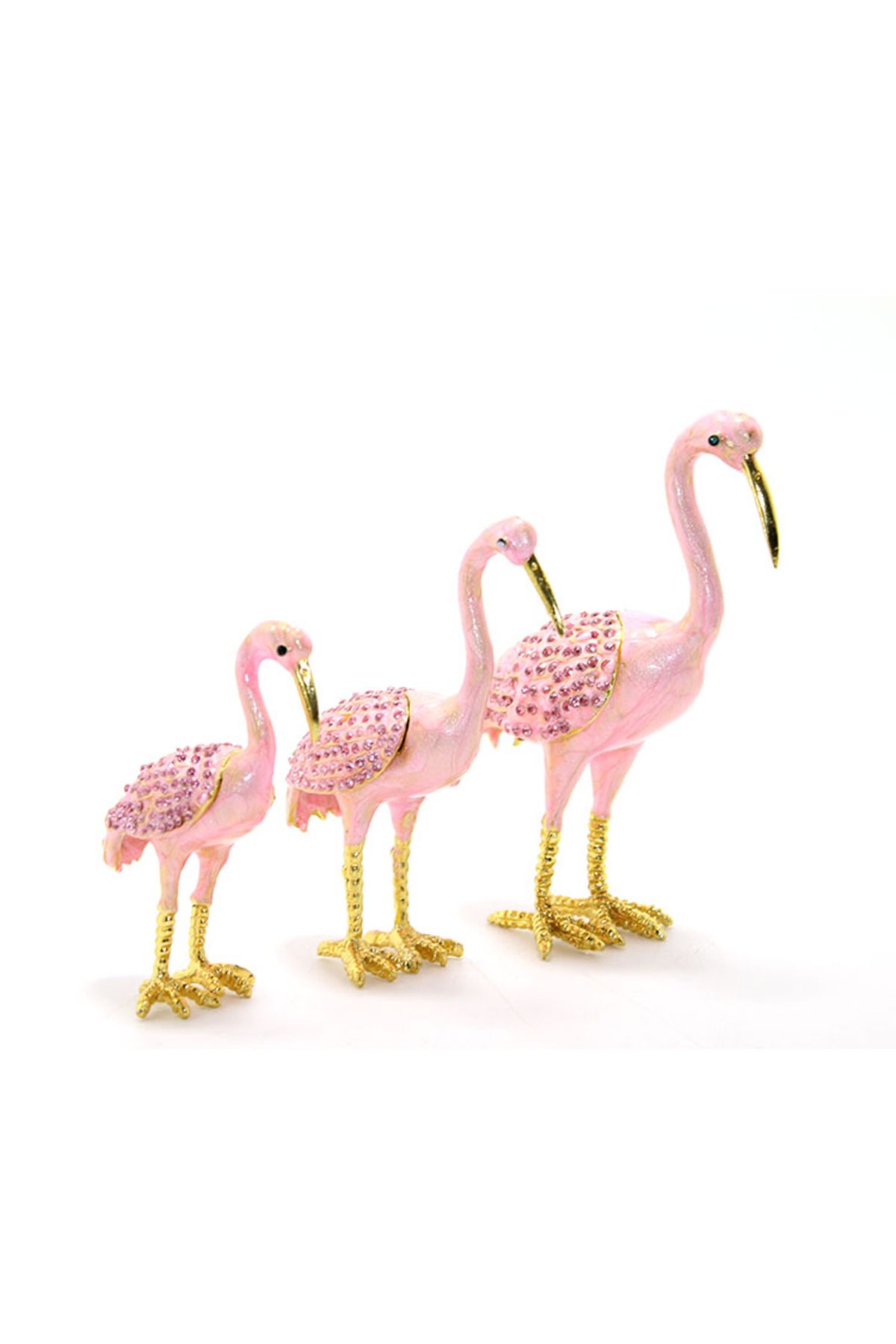 OEM Swarovsk 3'lü Flamingo