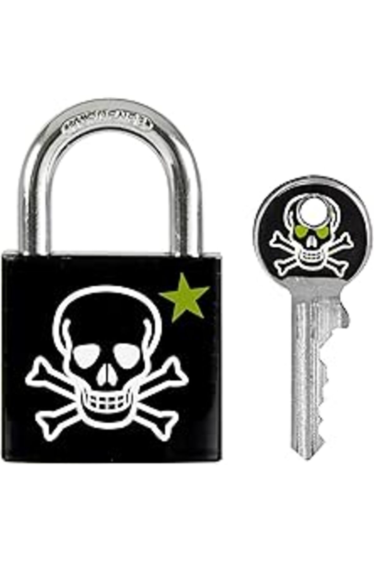 NETWORK ART Master Lock Baskılı Asma Kilit 30 Mm, Siyah