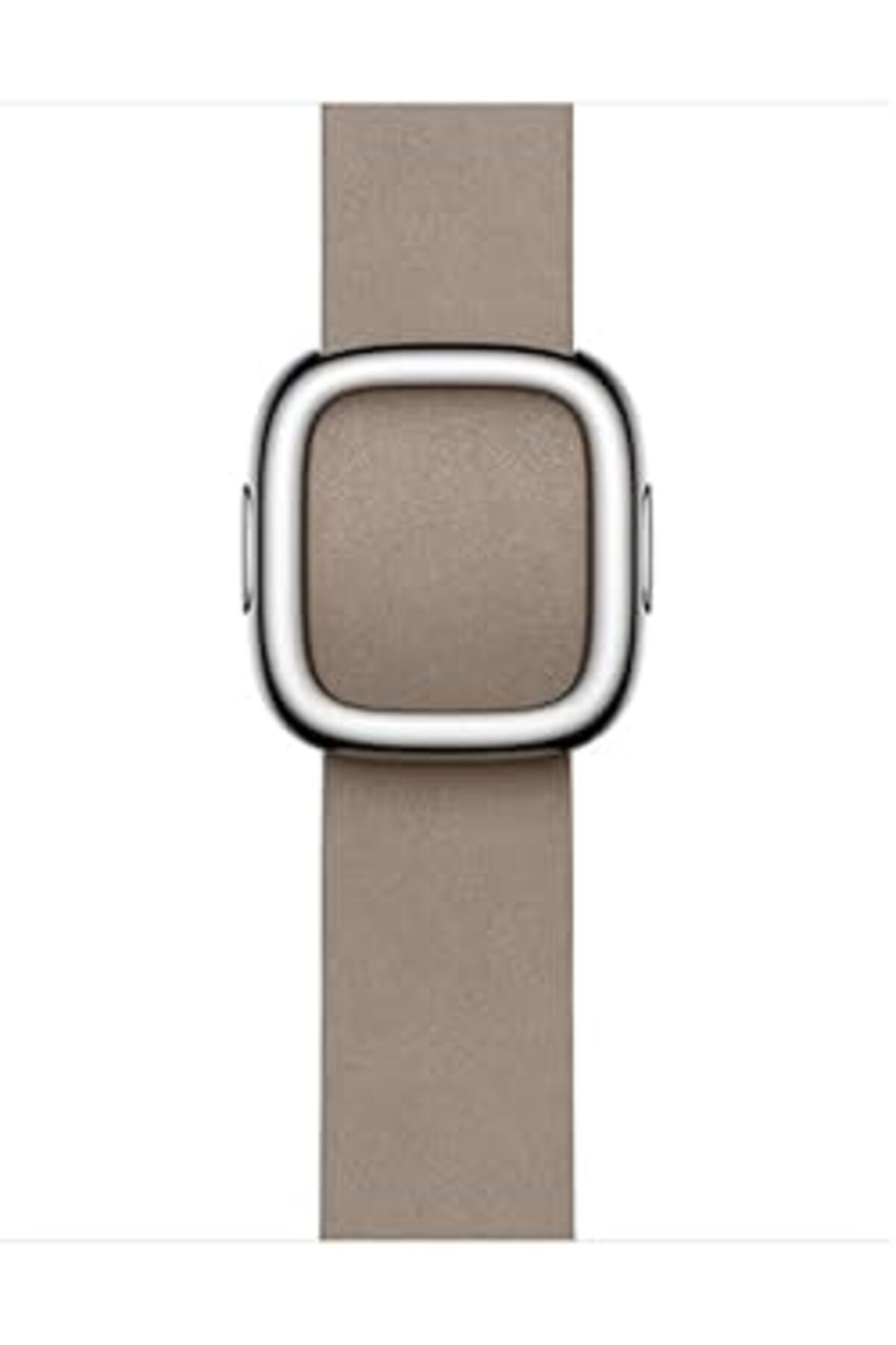karadağsb Apple Watch Band - Modern Tokalı Kayış - 41 Mm - Uçuk Kahve - Orta Boy