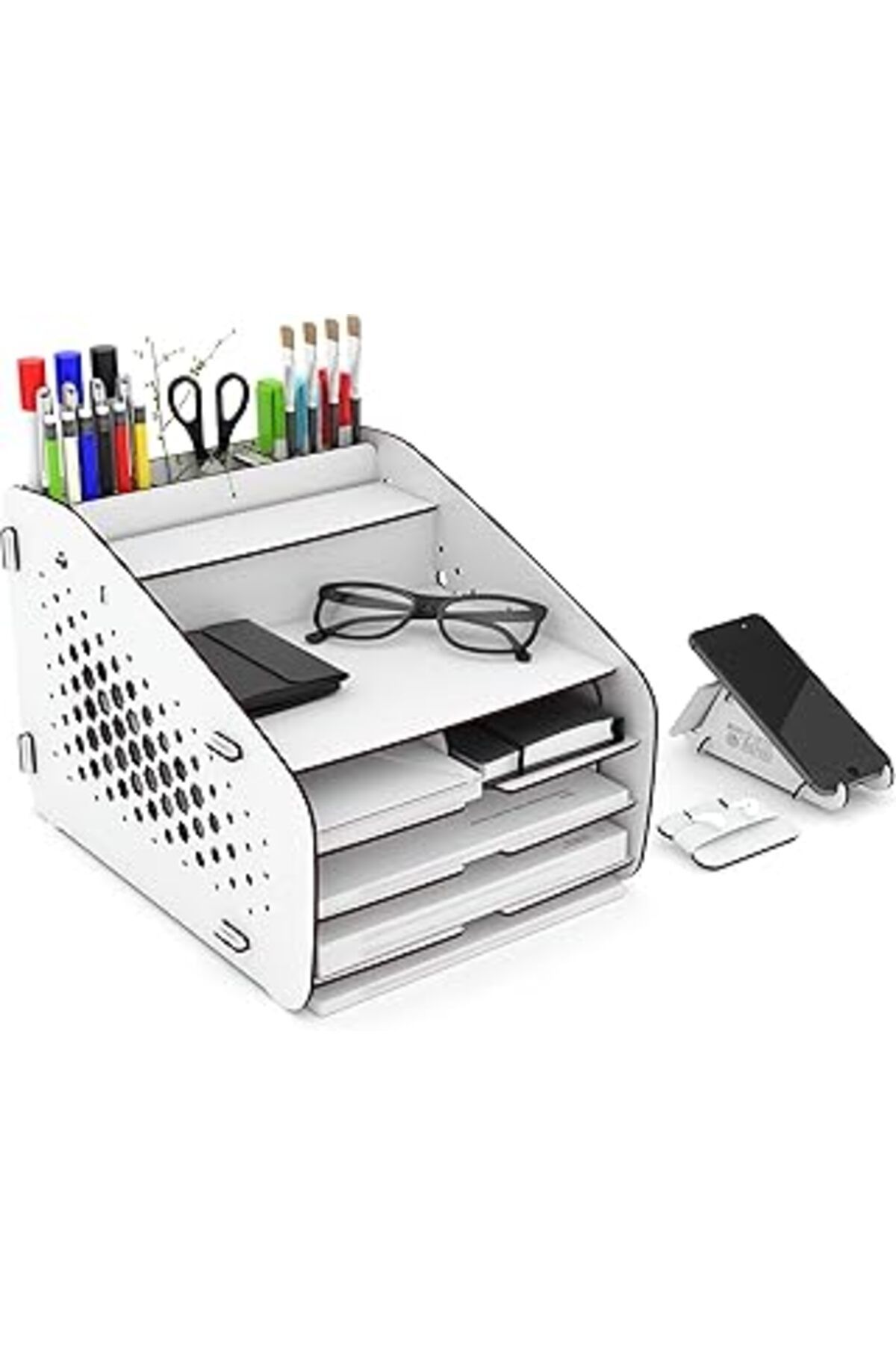 karadağsb Design Otto Orta Hexa Masaüstü Organizer