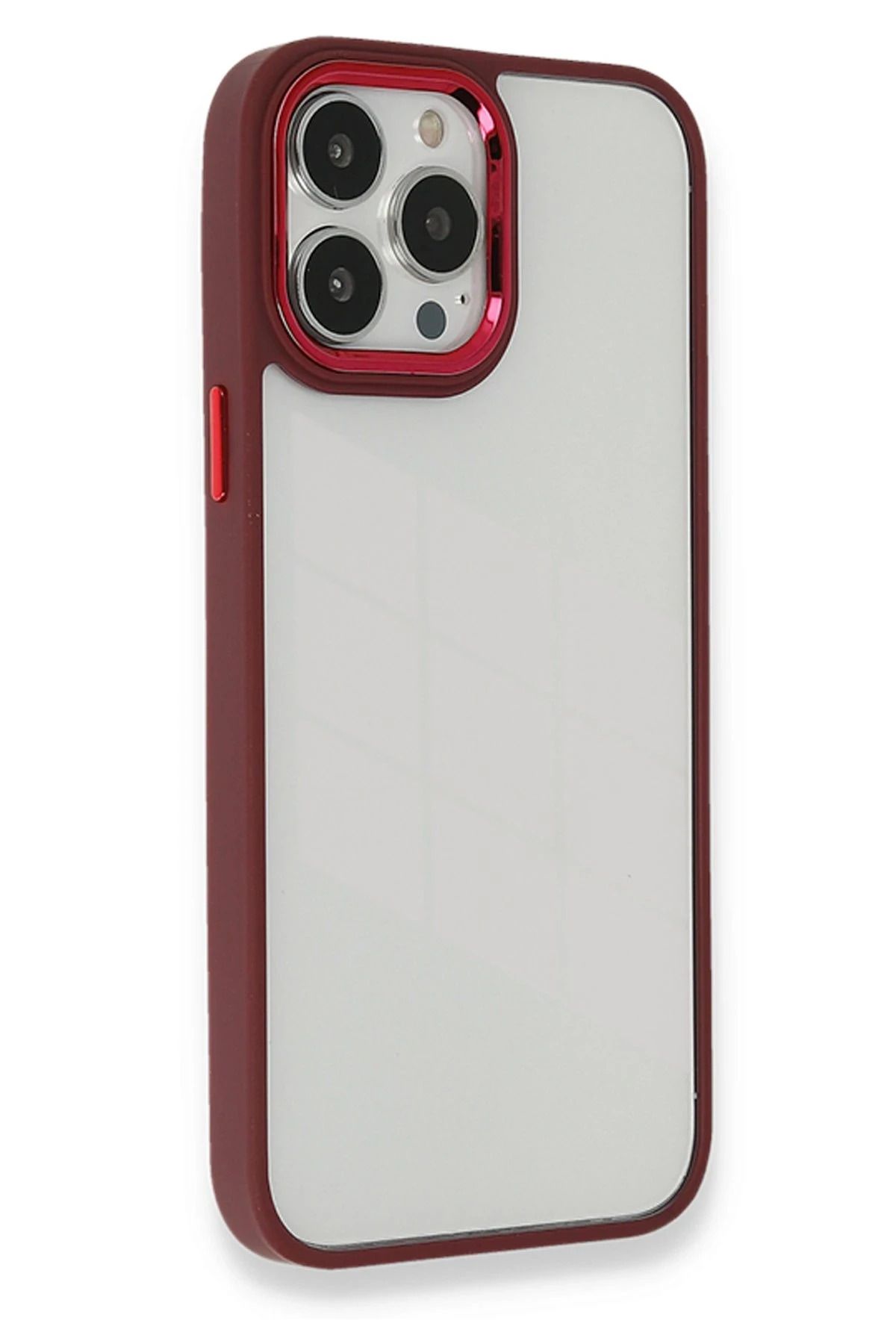 NewFace iPhone 14 Pro Max Kılıf Dora Kapak - Kırmızı JOJUA