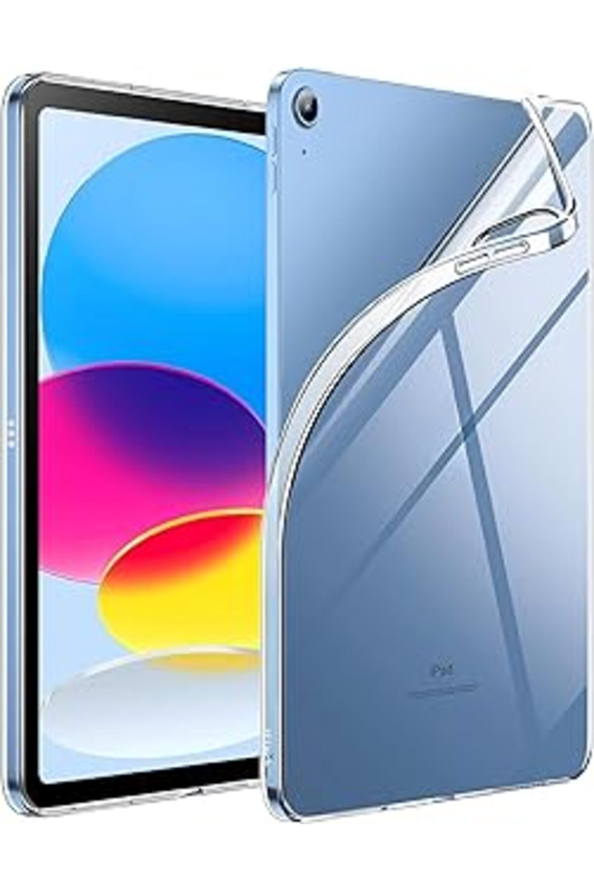 Mu Art Ipad Air 10.9 Inç/Ipad 10.Nesil 10.9 Inç Kılıf Şeffaf Silikon Arka Kapak