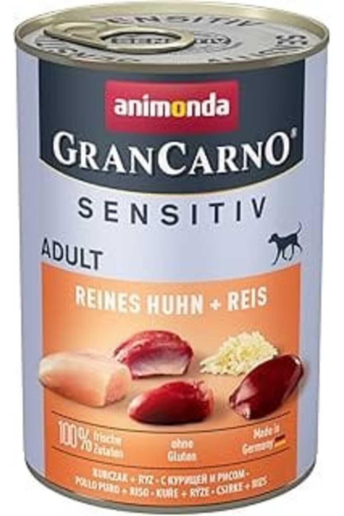 karadağsb Animonda Gran Carno Sensitive Tavuk Etli Ve Pirinçli Yetişkin Köpek Konservesi 400 Gr