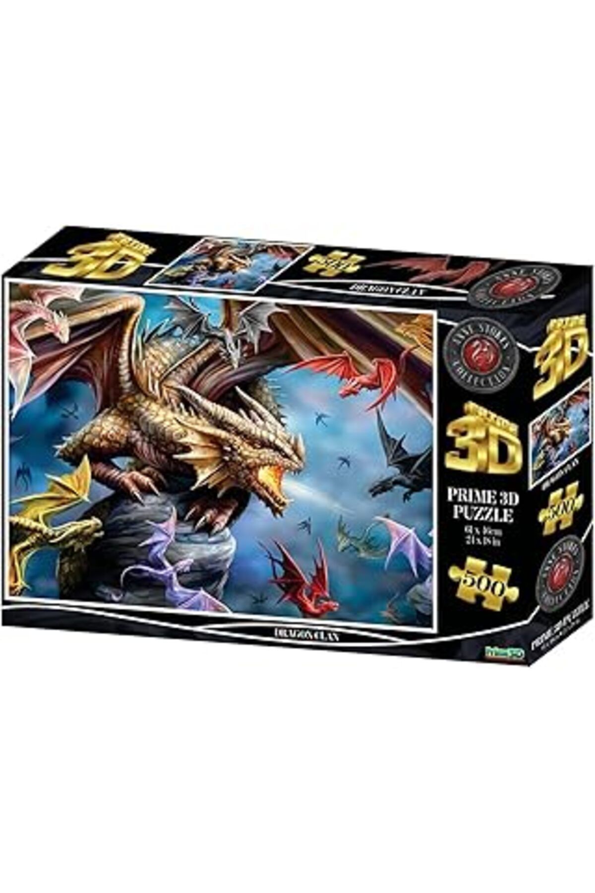karadağsb Prime 3D - Dragon Clan - 500 Parça Yetişkin Puzzle