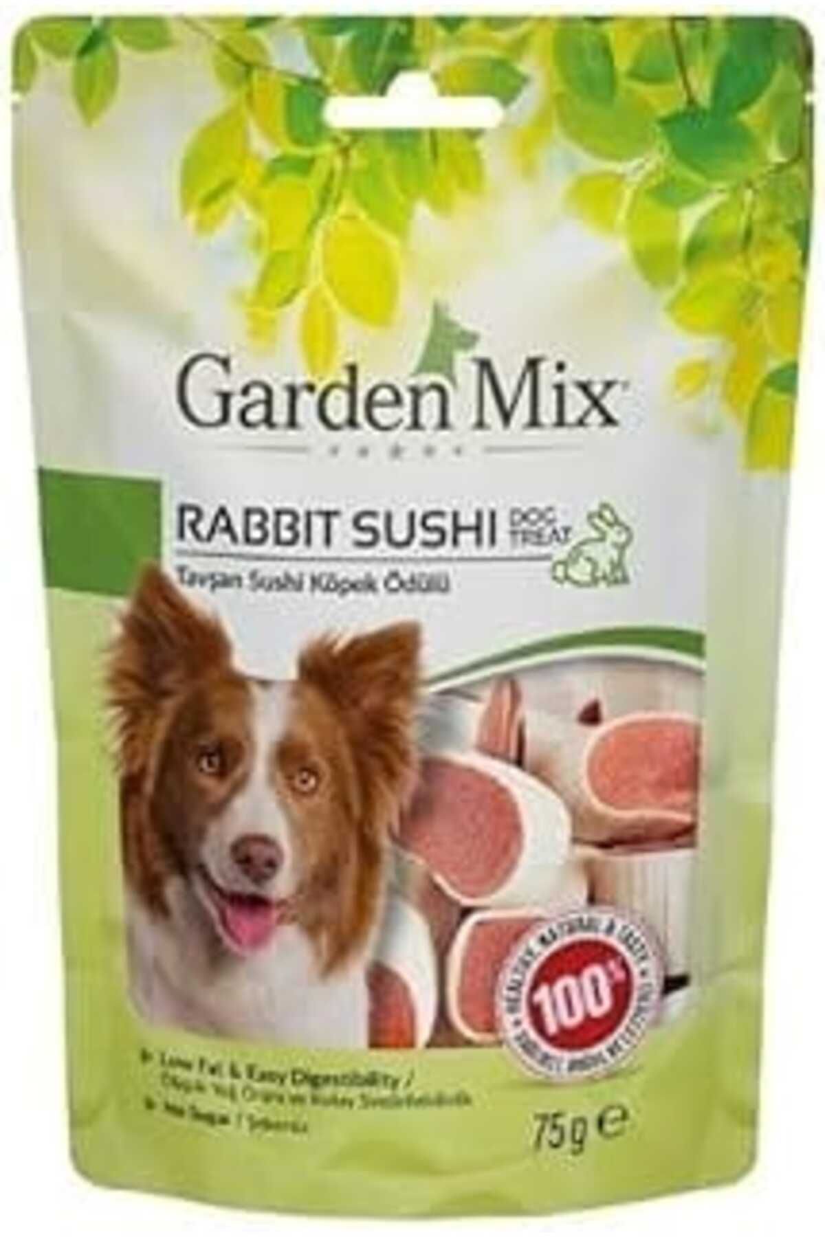 karadağsb Gardenmix Garden Mix Tavşan Sushi Düşük Yağlı Şekersiz Köpek Ödül Maması 75 Gr