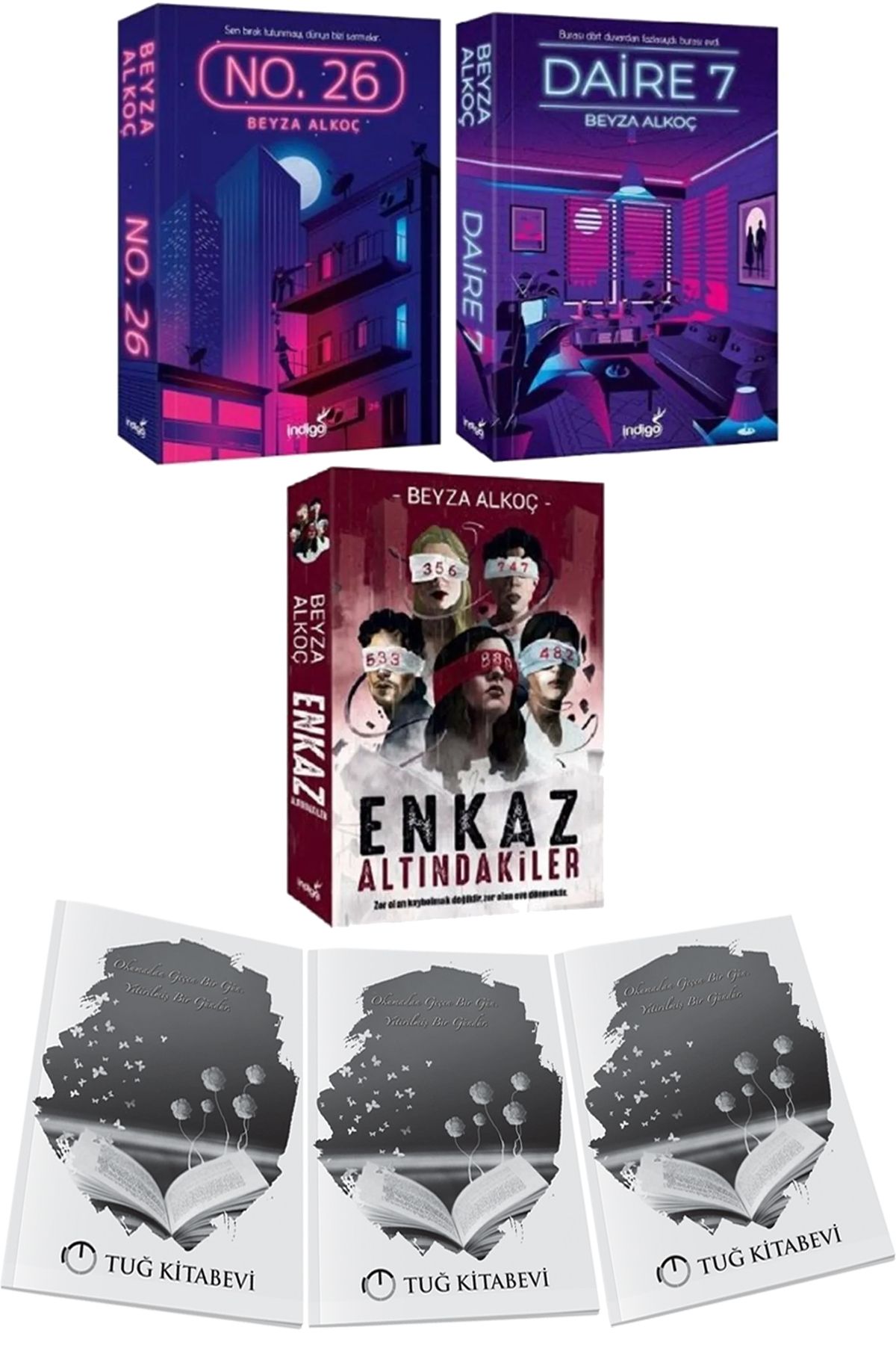 İndigo Kitap No. 26 Daire 7 Enkaz Altındakiler 3lü Set + Hediyeli