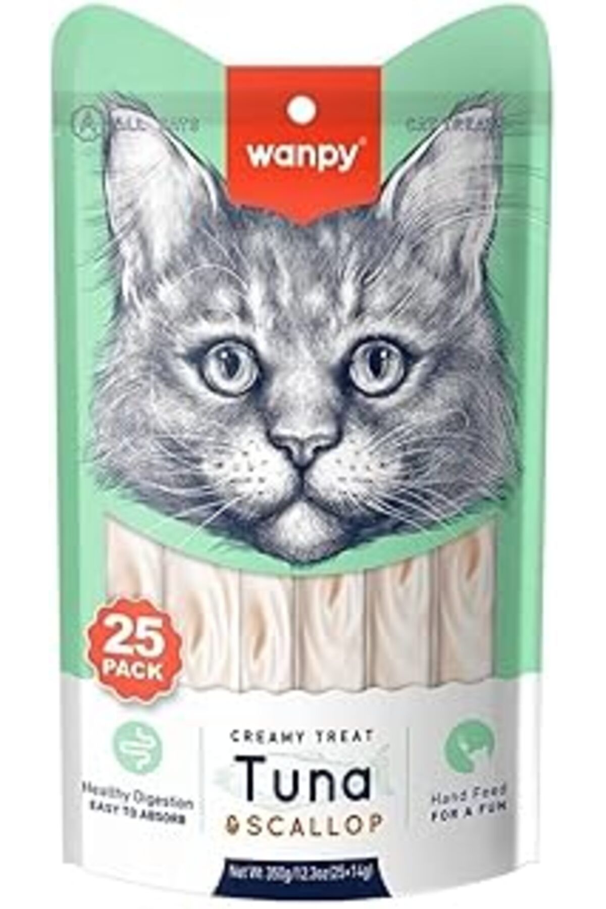 karadağsb Wanpy Ton Balıklı Ve Deniz Taraklı Krema Kedi Ödülü 25 * 14 Gr