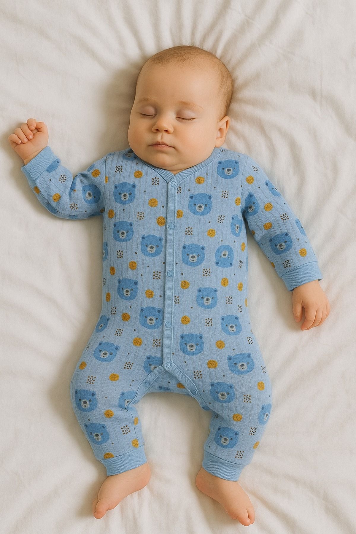 Fabble Kids Renkli Ayıcıklı Tulum