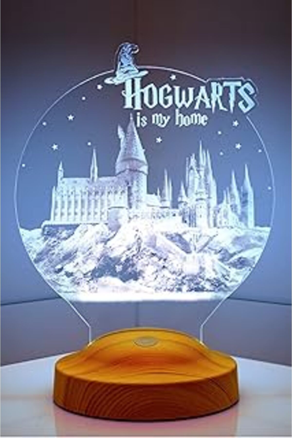 NETWORK ART Sevgilambası Harry Potter Hogwarts Gece Lambası, Harry Potter Hayranlarına Hediye Led Lamba,