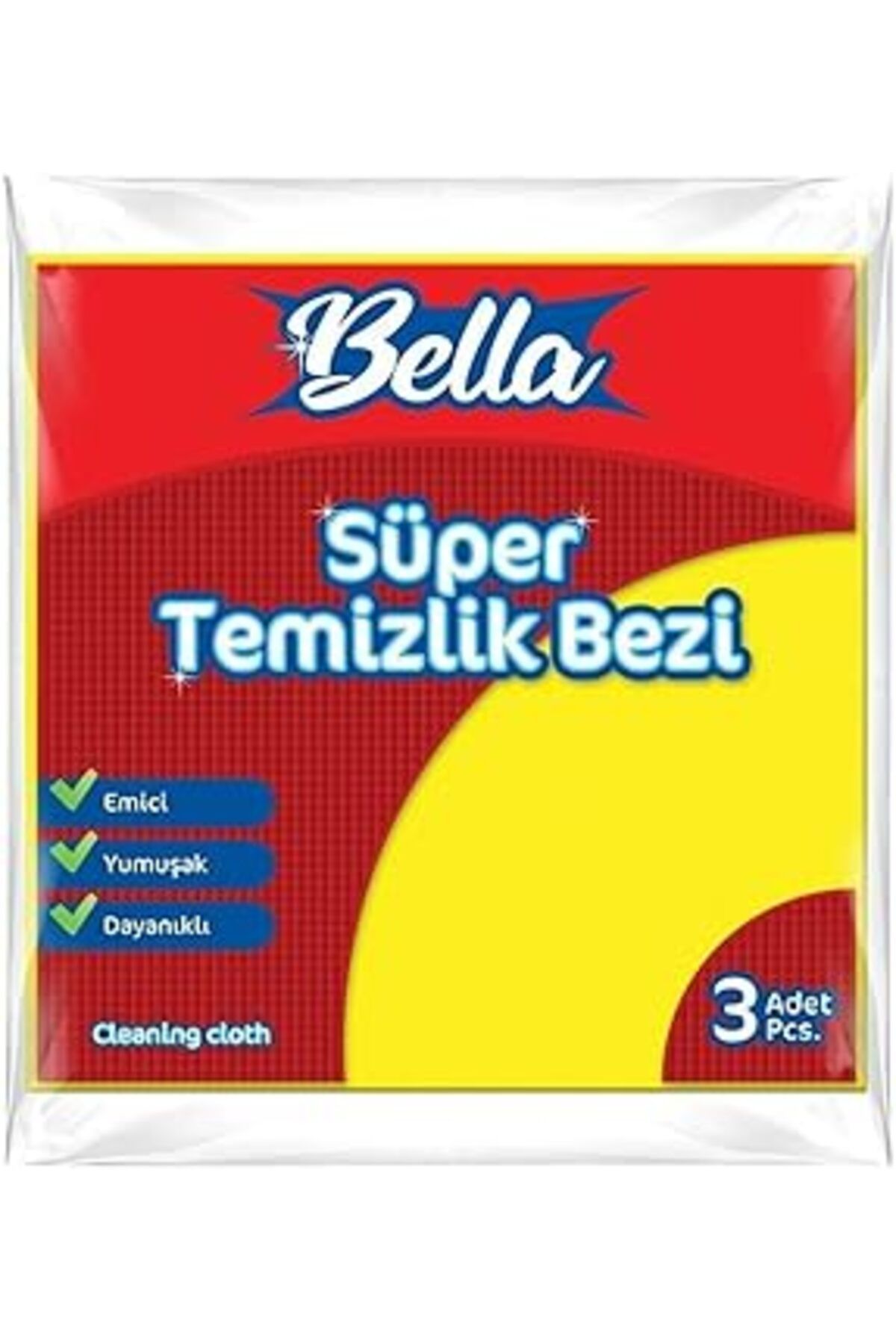 NZM TİCARET Banat 3'Lü Süper Temizlik Bezi