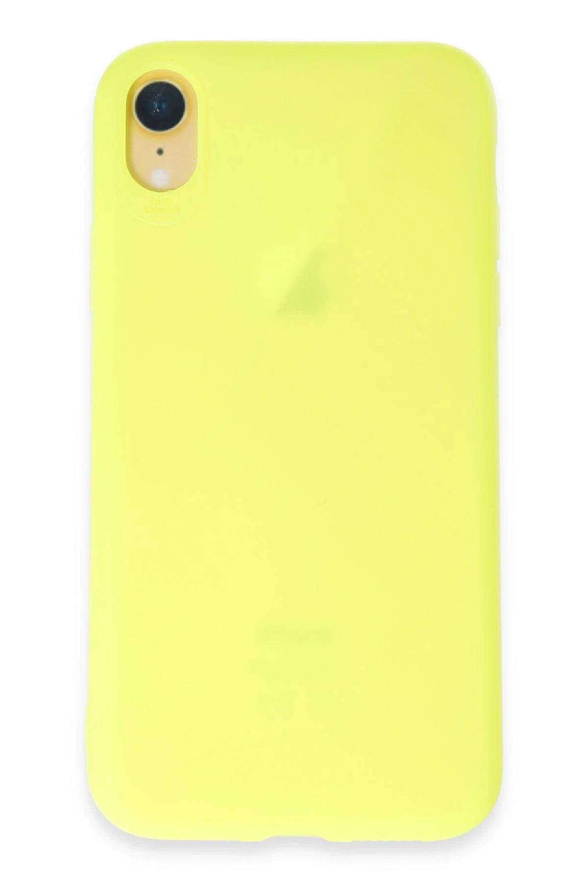 NewFace iPhone XR Kılıf First Silikon - Parlak Yeşil JOJUA