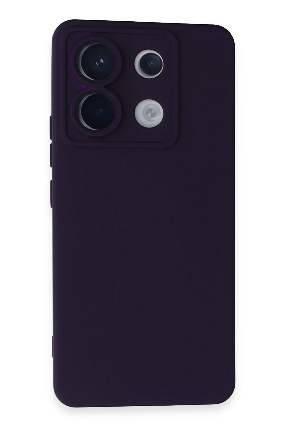 NewFace Xiaomi Redmi Note 13 Pro 5G Kılıf Nano içi Kadife Silikon - Mor HNZRN