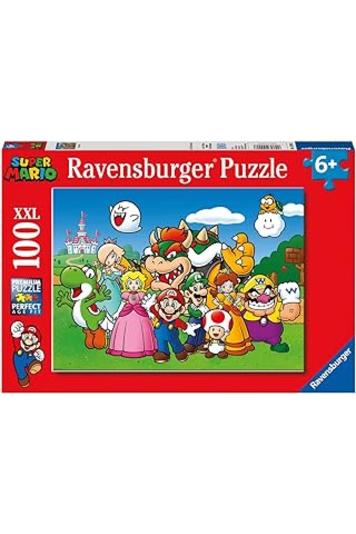 karadağsb Ravensburger 129928 100 Parçalı Puzzle Süper Mario, Çok Renkli