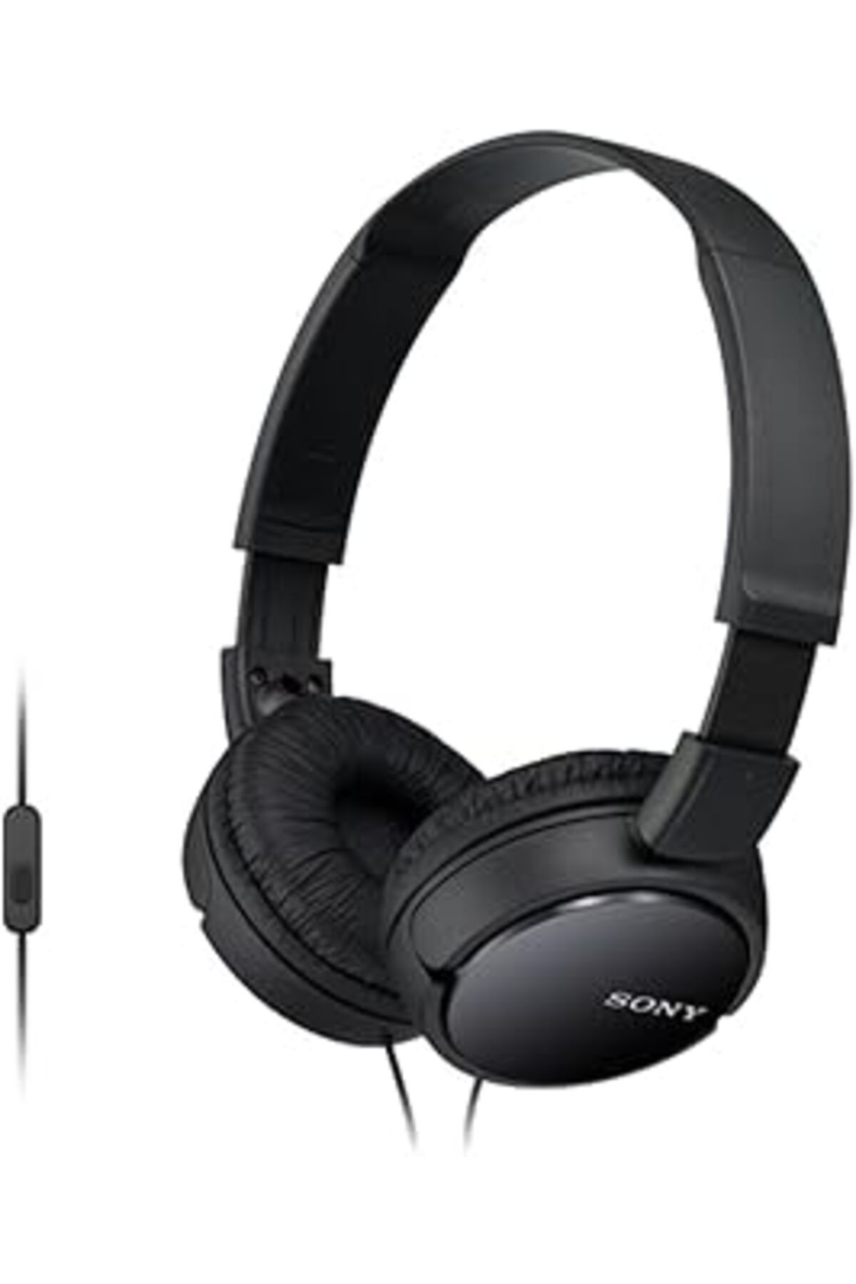 Mu Art Ahşap Sony Mdr-Zx110Ap Kulak Üstü Kulaklık, 12 Hz - 22 Khz, 30 Mm Sürücü, Siyah