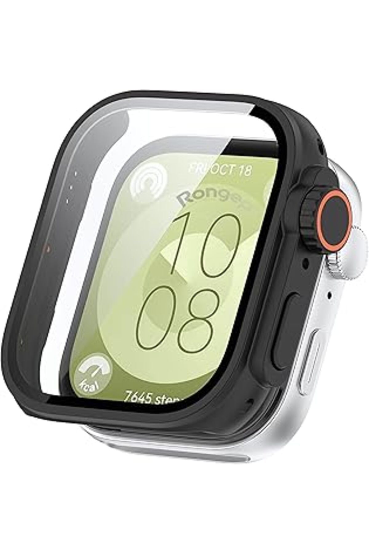 karadağsb Rongep Huawei Watch Fit 3 İle Uyumlu Kasa Dönüştürücü Kılıf Watch Ultra 2 Görünümü Veren Saati Tam