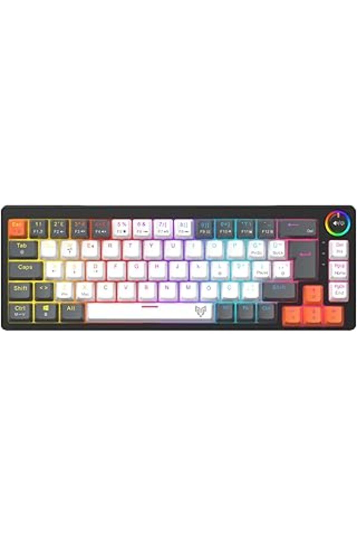 DENİZBİLİŞİM Blueforce Orbiter Rgb Mekanik Gaming Oyuncu Klavyesi Red Switch Q Tr