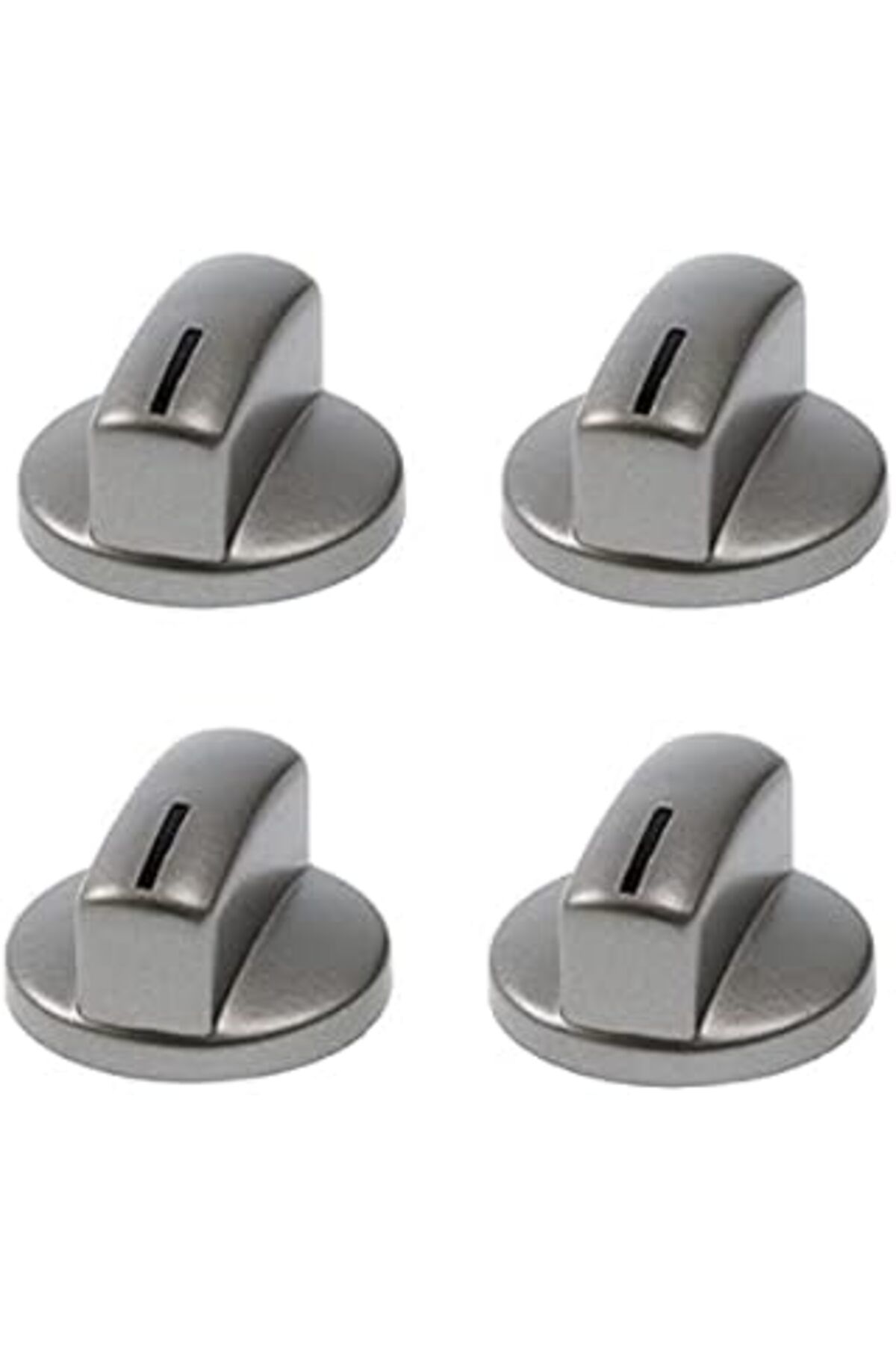 karadağsb Supervac Bosch Ve Siemens Ile Uyumlu Ocak Fırın Düğmesi, 4'Lü Set, Gri