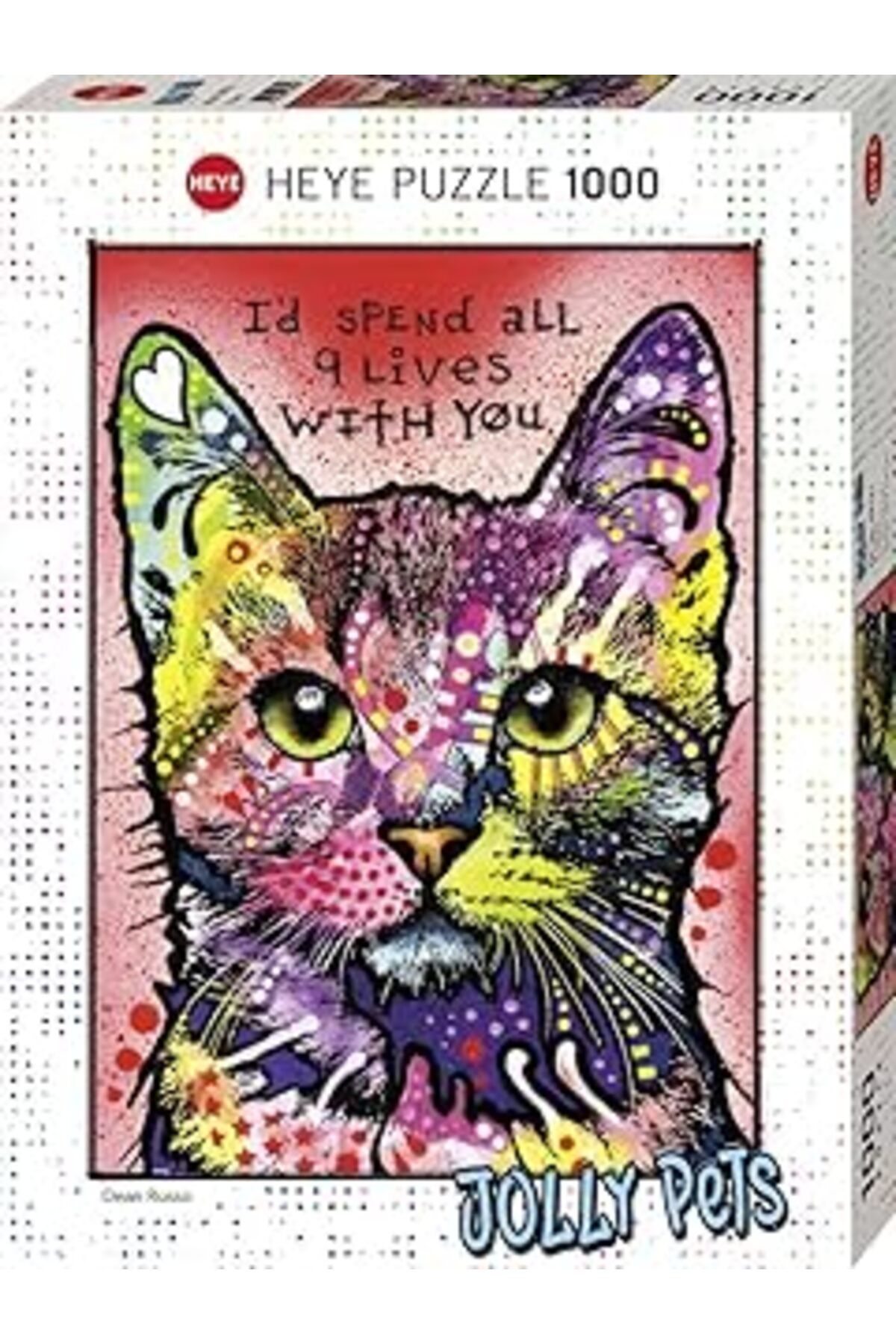 karadağsb Heye Puzzle 1000 Parça Dokuz Canlı Kedi Hey29731
