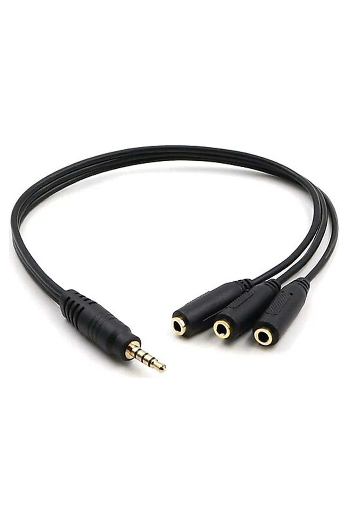 robotrend Kulaklik Çoklayici 3.5 Mm Erkek X 1 / 3 Stereo Dişi X 3 - 30 Cm Y Kablo