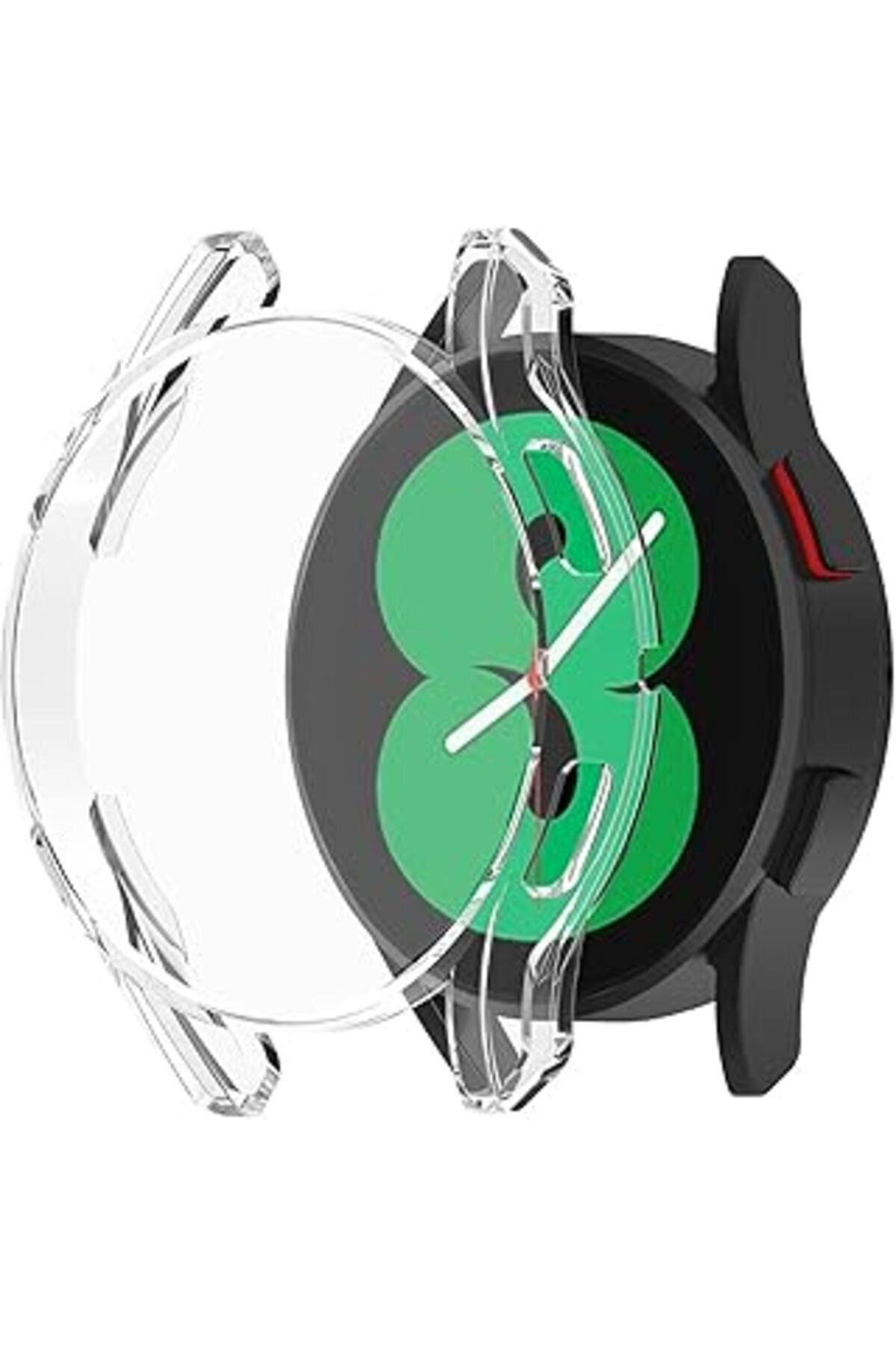 karadağsb Microsonic Samsung Galaxy Watch 5 44Mm Için Kılıf 360 Full Round Soft Silicone Şeffaf [Galaxy Watch